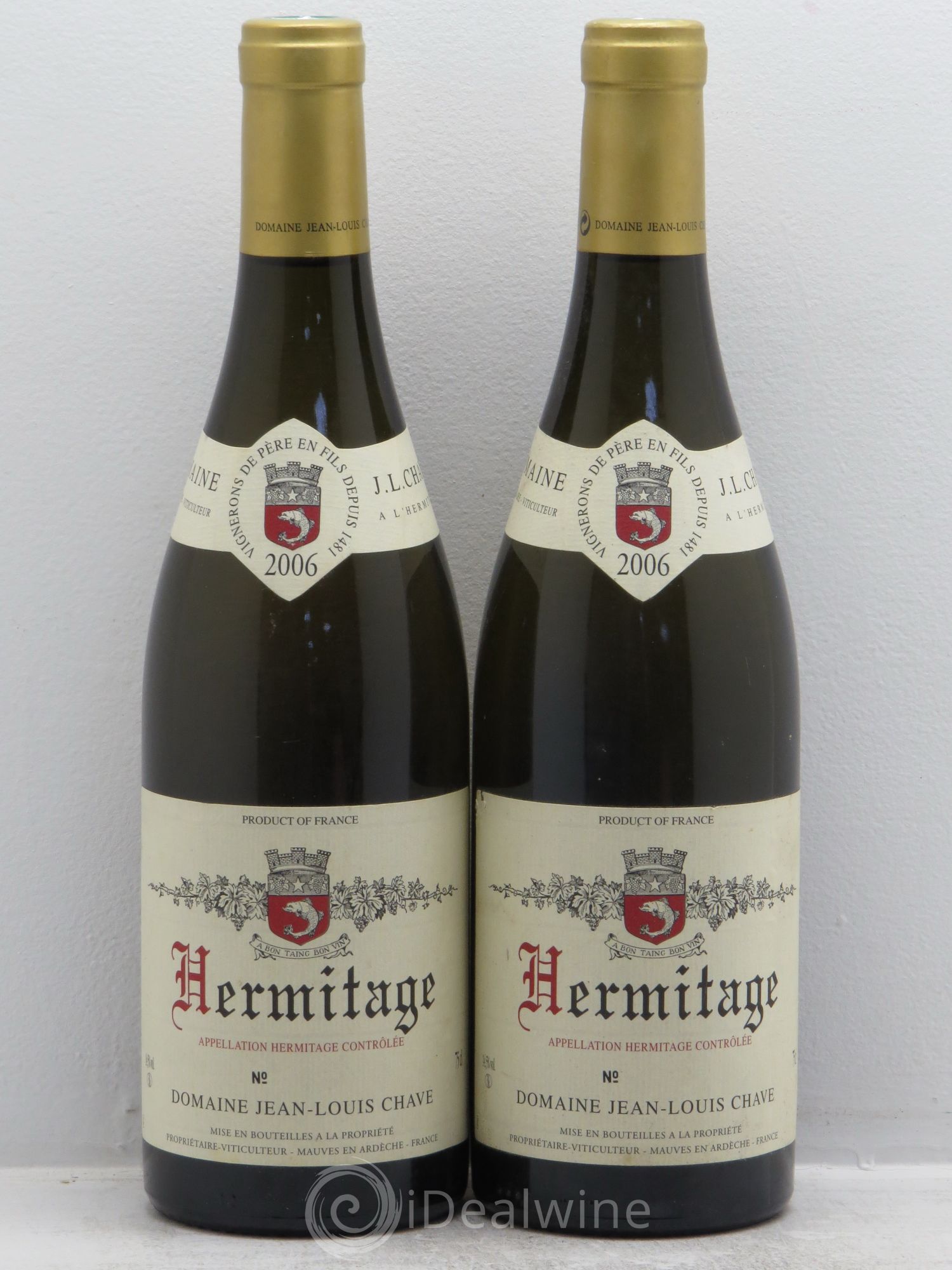 Hermitage Jean-Louis Chave 2006 - Lot de 2 bouteilles - 0