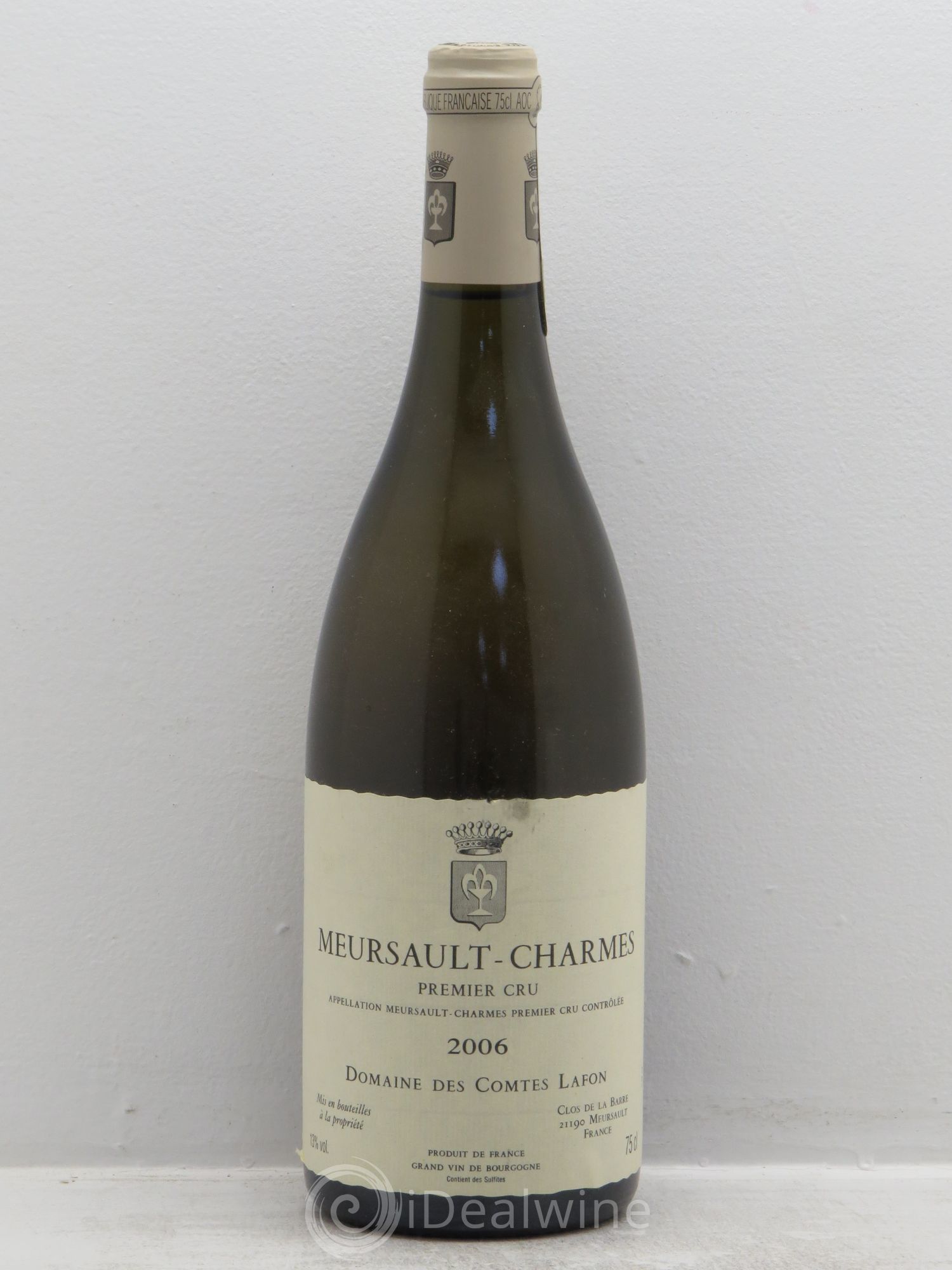 Meursault 1er Cru Charmes Comtes Lafon (Domaine des) 2006 - Lot de 1 bouteille - 0