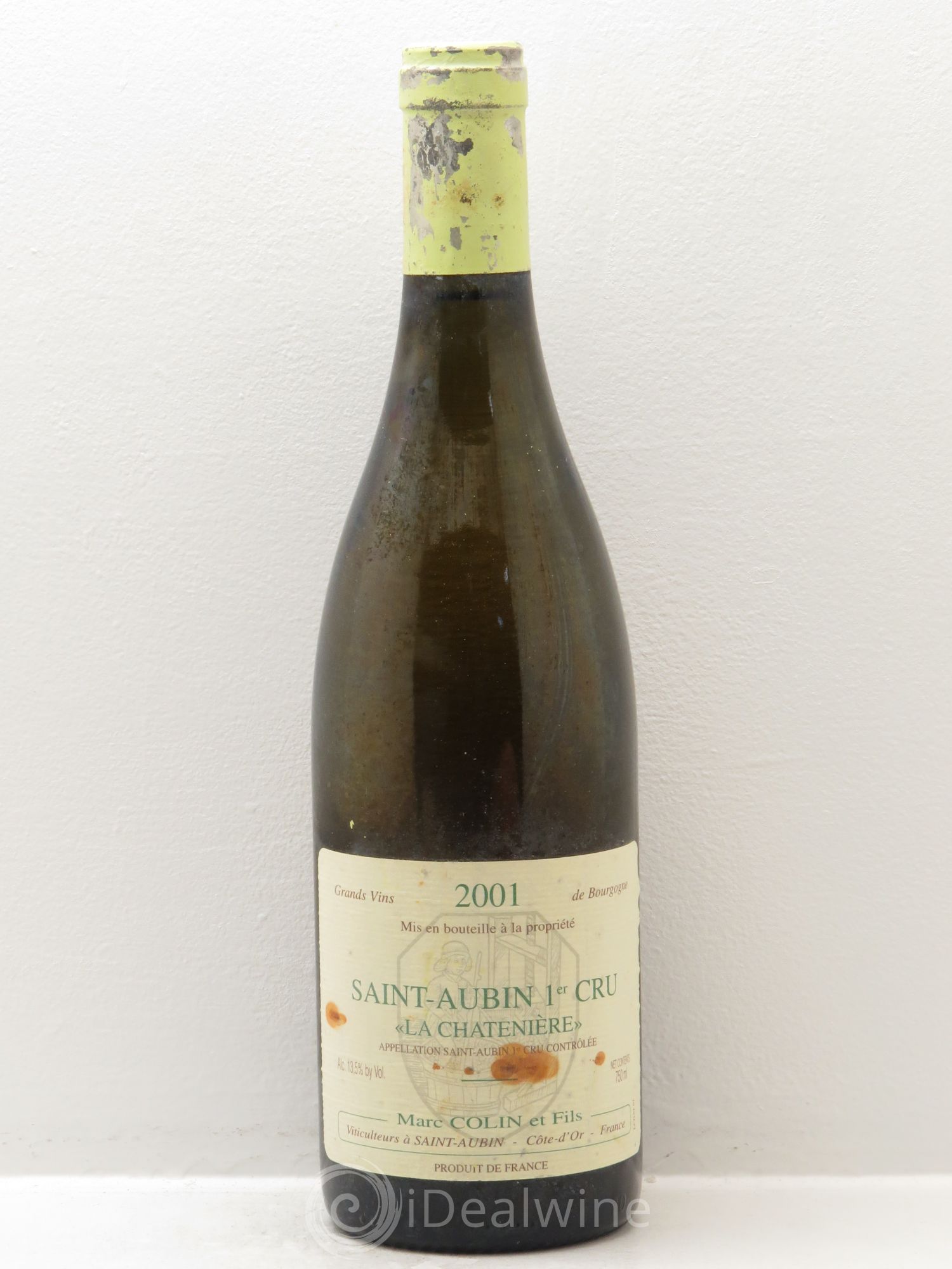 Saint-Aubin 1er Cru La Chatenière Marc Colin & Fils 2001 - Lot de 1 bouteille - 0