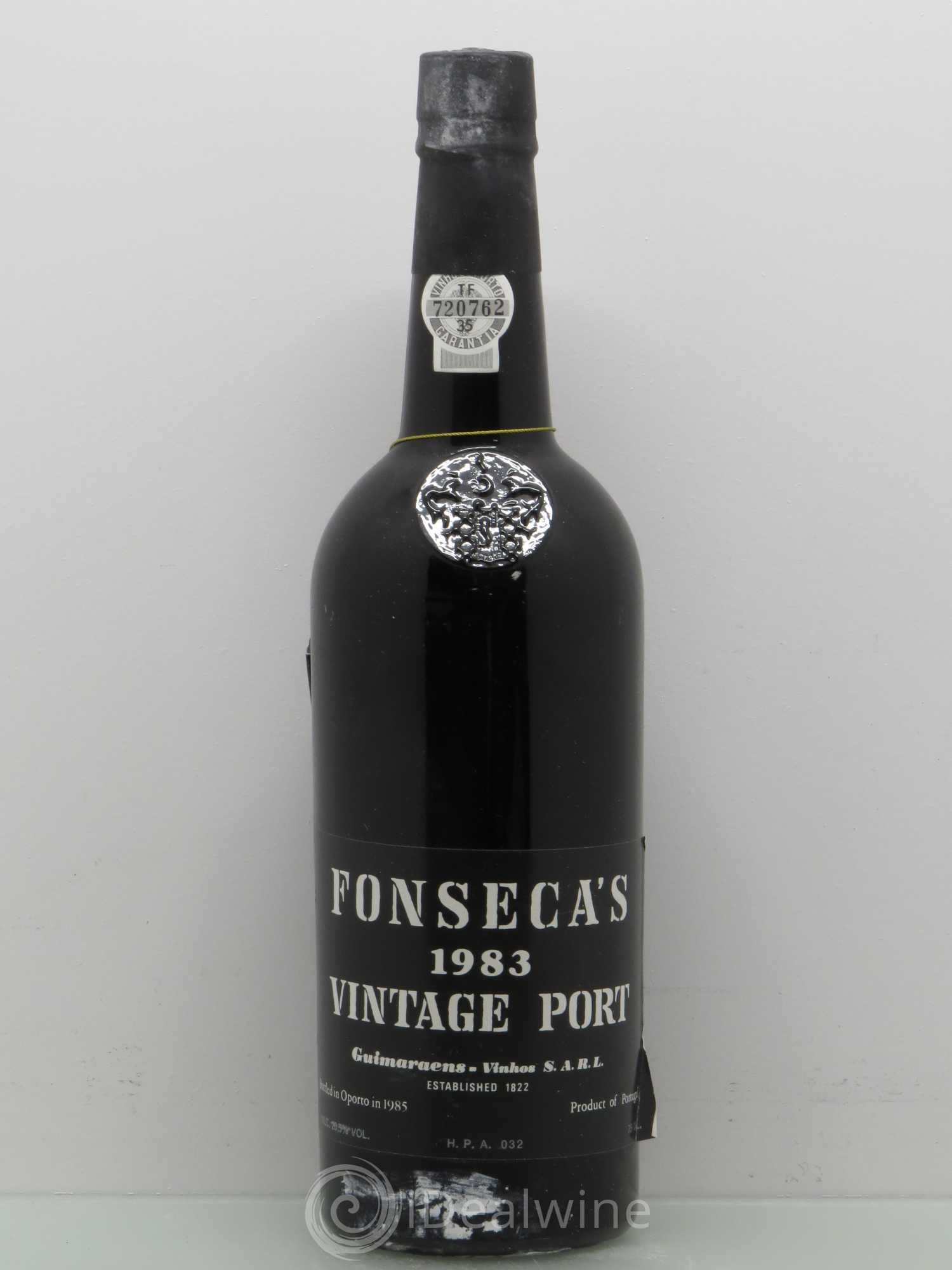 Porto Fonseca Vintage 1983 - Lot de 1 bouteille - 0