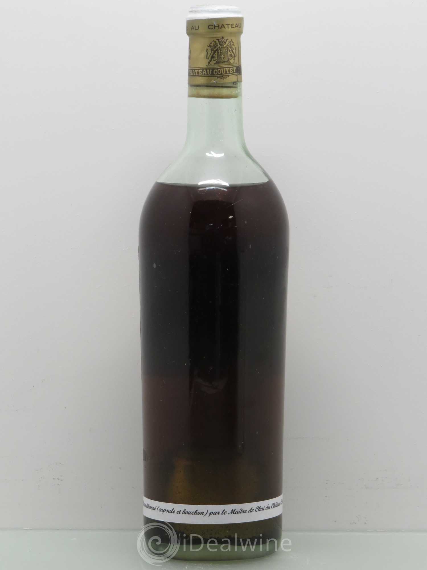 Château Coutet 1er Grand Cru Classé 1895 - Lotto di 1 bottiglia - 1