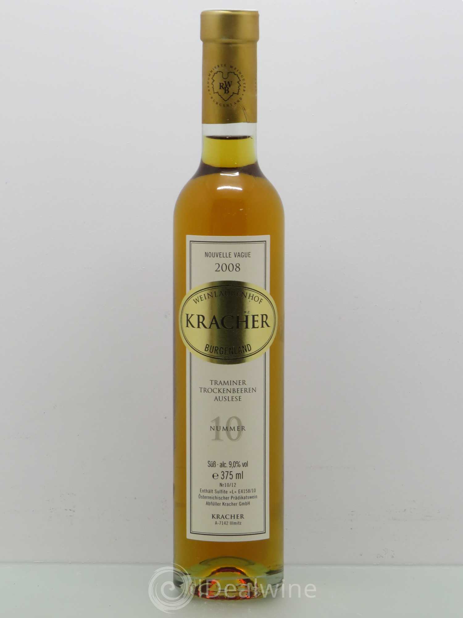 Autriche Traminer TBA n° 10 Nouvelle Vague Weingut Alois KRACHER 2008 - Posten von 1 Demi-Flasche - 0