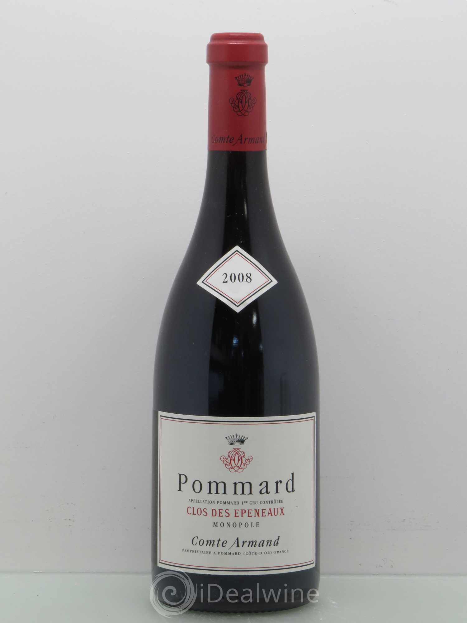 Pommard 1er Cru Clos des Epeneaux Comte Armand 2008 - Lot de 1 bouteille - 0
