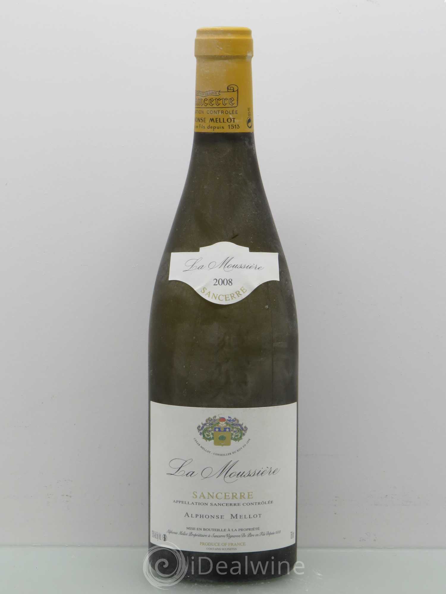 Sancerre La Moussière Alphonse Mellot 2008 - Lot de 1 bouteille - 0