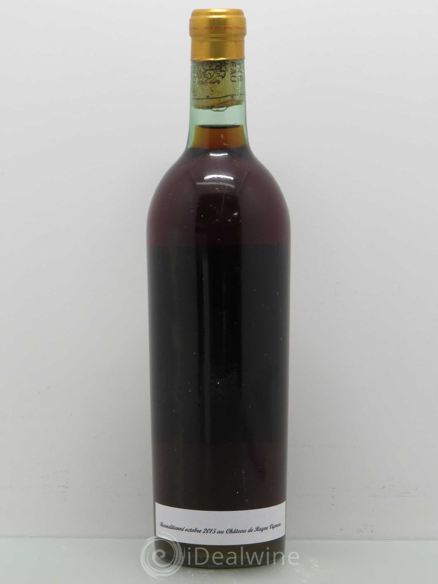 Château de Rayne Vigneau 1er Grand Cru Classé Creme de Tête 1942 - Lotto di 1 bottiglia - 1