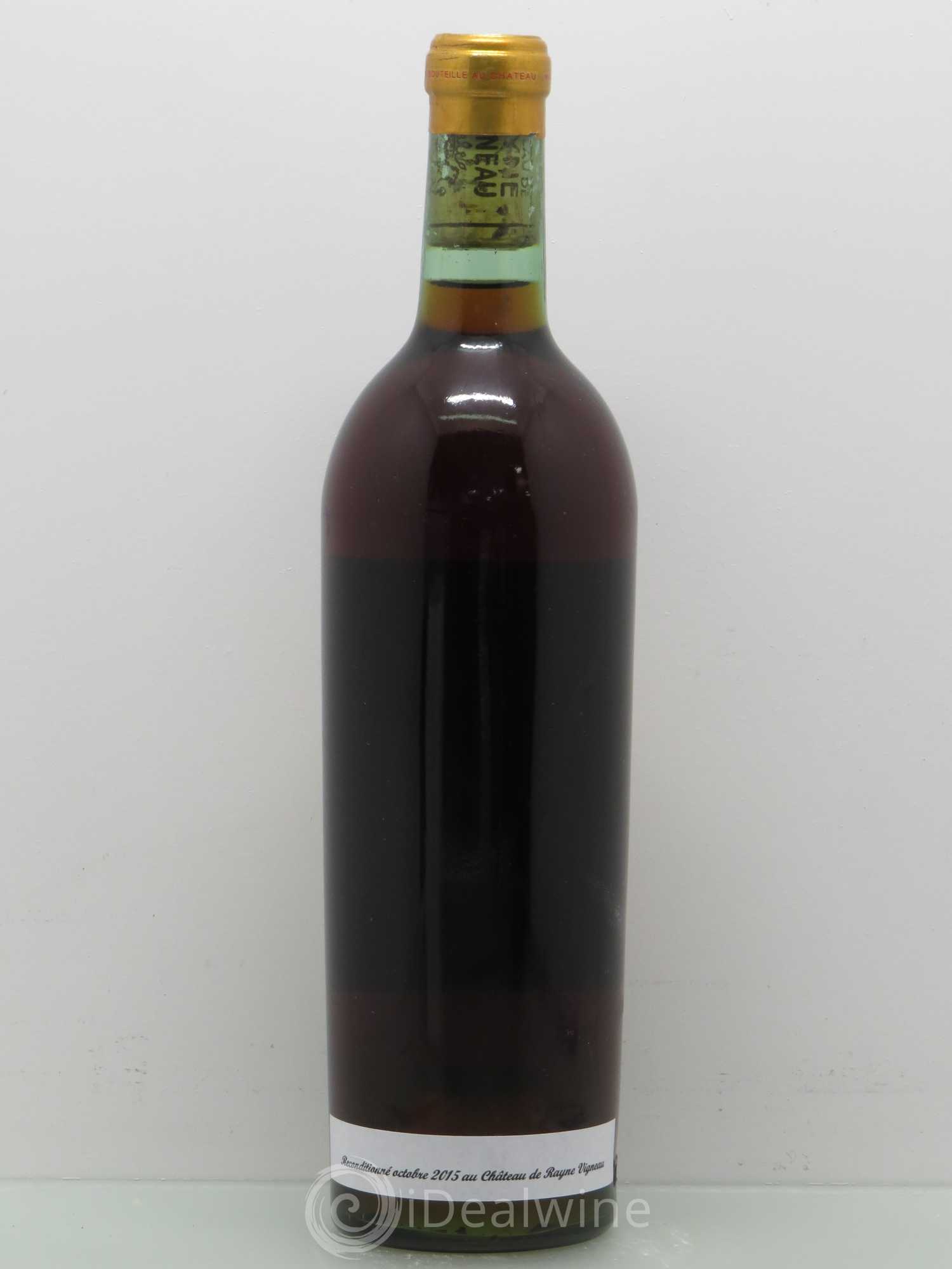 Château de Rayne Vigneau 1er Grand Cru Classé 1944 - Lotto di 1 bottiglia - 1