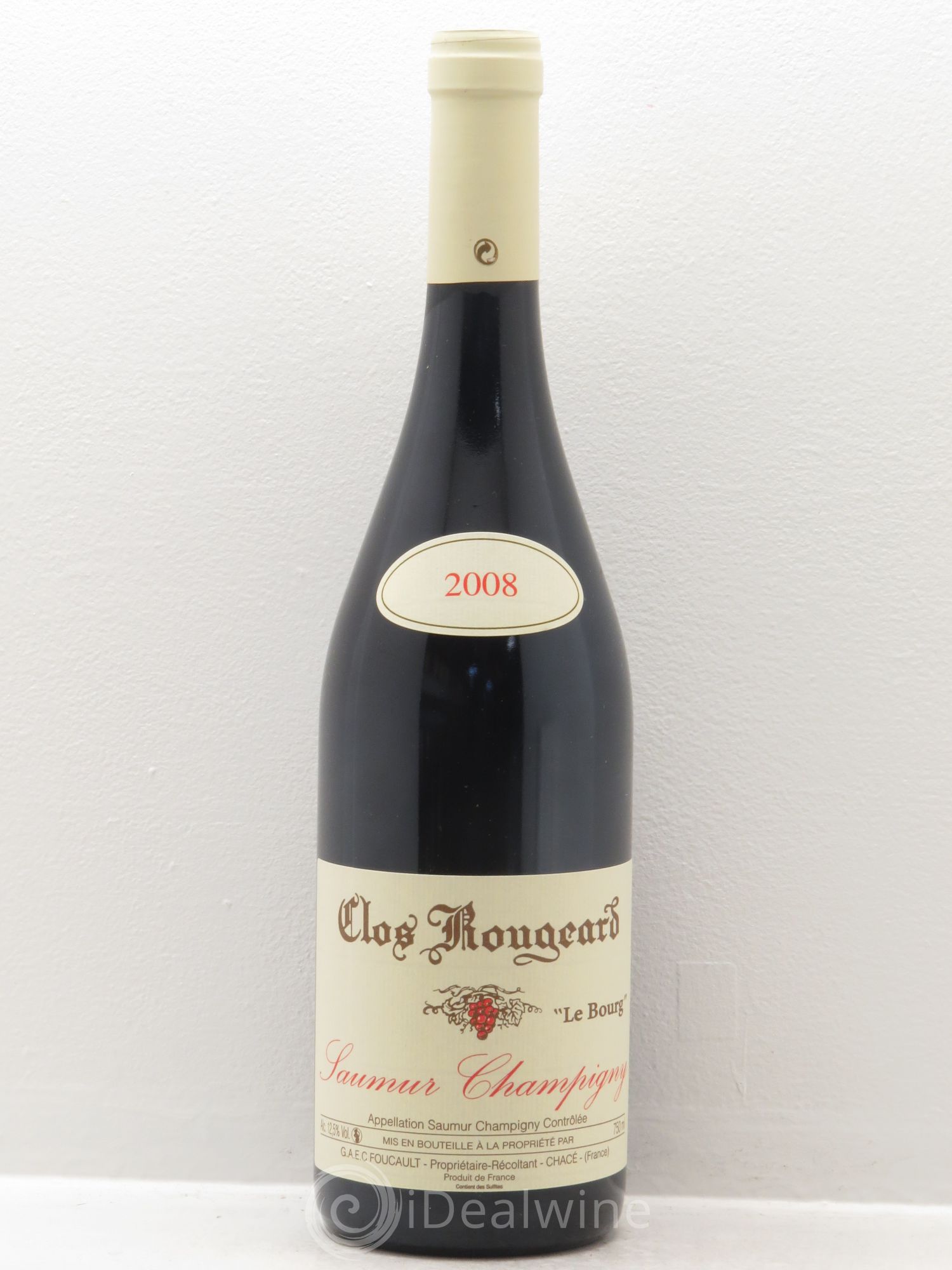 Saumur-Champigny Le Bourg Clos Rougeard 2008 - Lot de 1 bouteille - 0