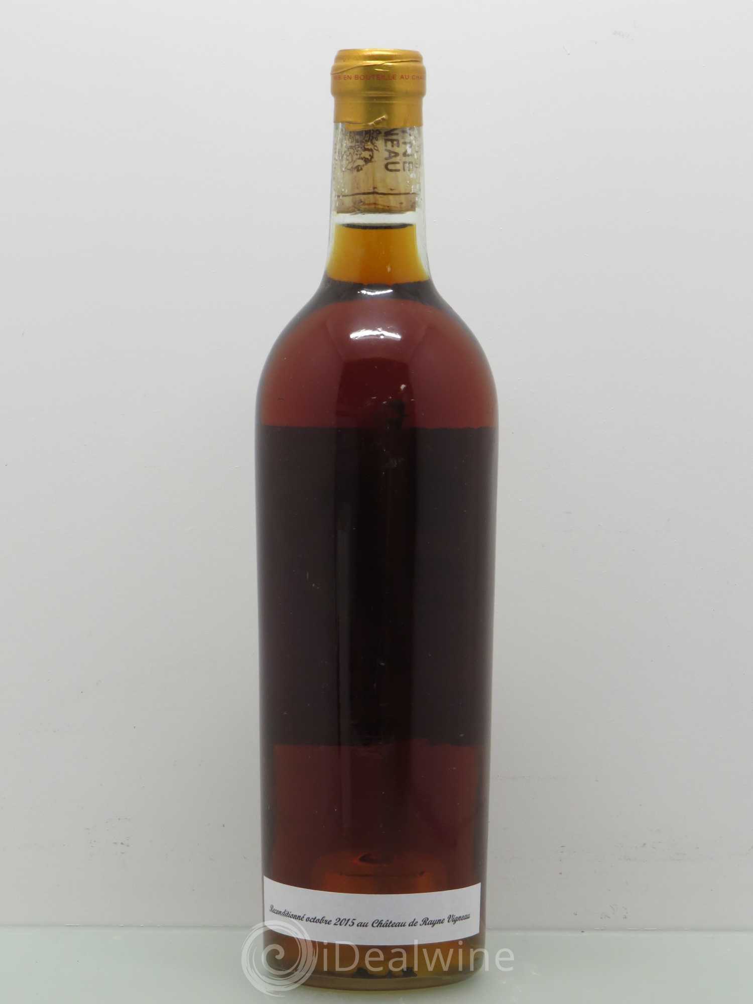 Château de Rayne Vigneau 1er Grand Cru Classé 1936 - Lotto di 1 bottiglia - 1