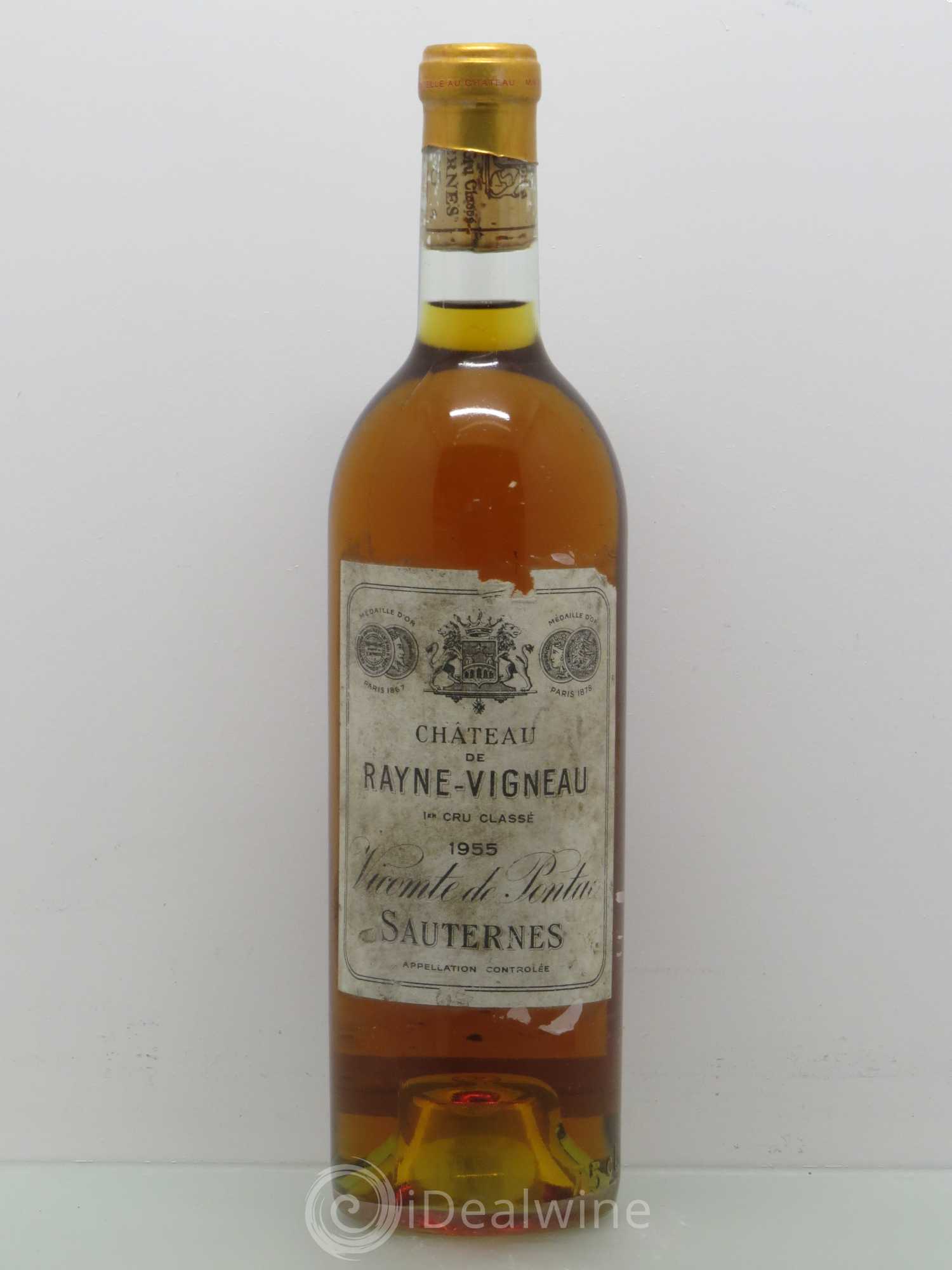 Château de Rayne Vigneau 1er Grand Cru Classé 1955 - Lot de 1 bouteille - 0