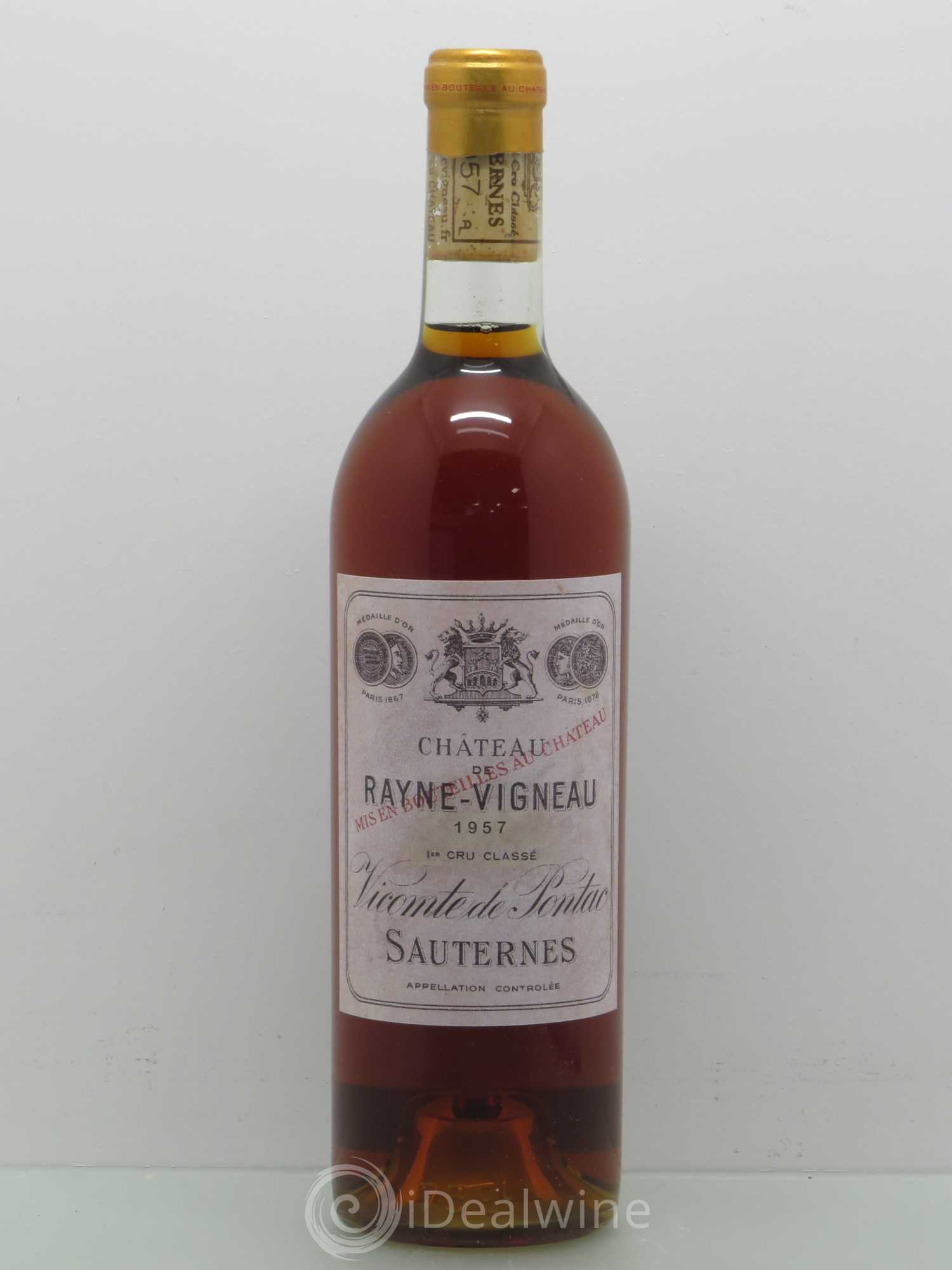 Château de Rayne Vigneau 1er Grand Cru Classé 1957 - Lotto di 1 bottiglia - 0