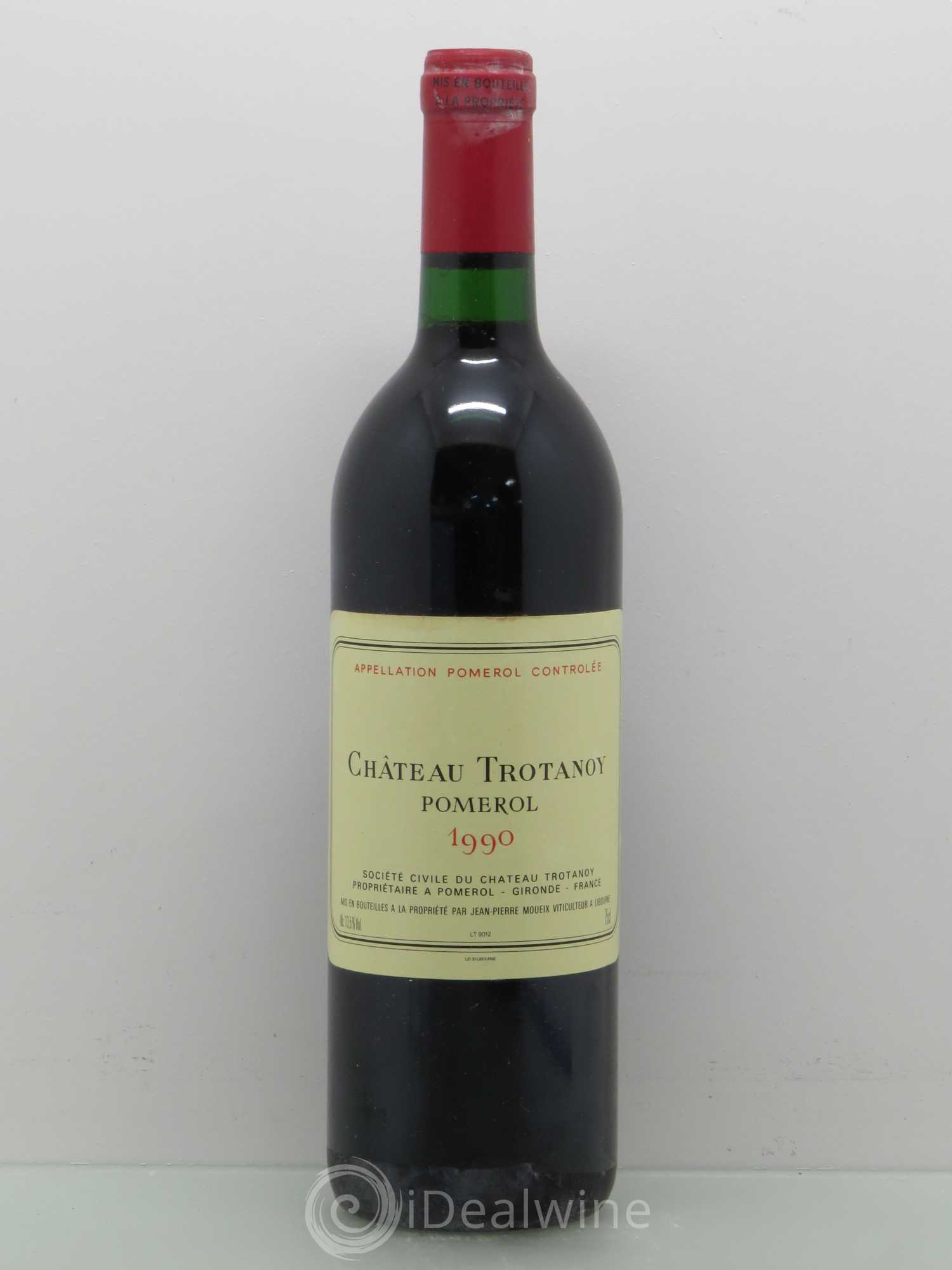 Château Trotanoy 1990 - Lot de 1 bouteille - 0