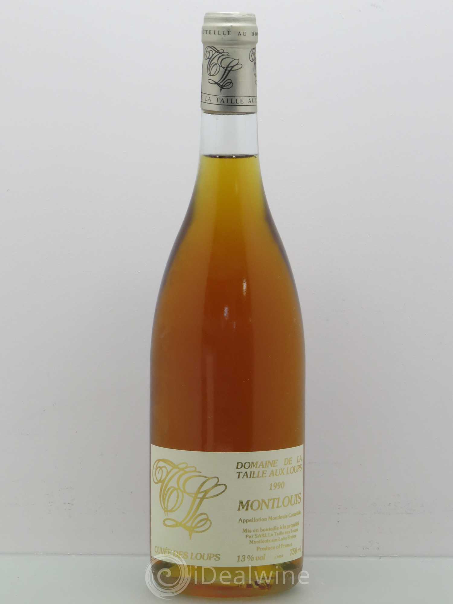 Montlouis-sur-Loire Cuvée des Loups La Taille aux Loups - Jacky Blot 1990 - Lotto di 1 bottiglia - 0