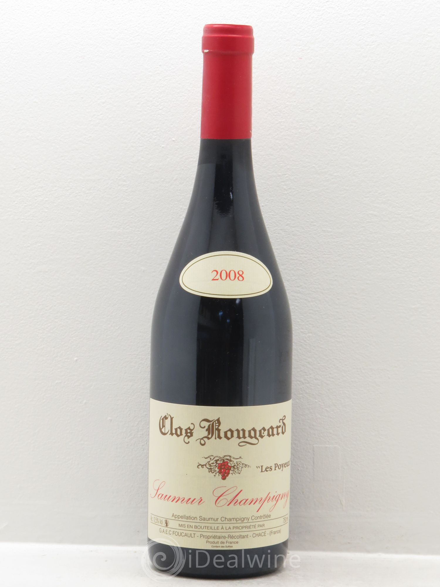 Saumur-Champigny Les Poyeux Clos Rougeard 2008 - Lot de 1 bouteille - 0