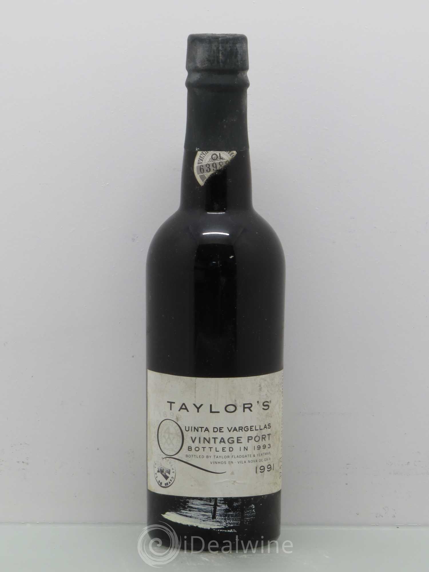 Porto Taylor's Vintage 1991 - Lot de 1 demi bouteille - 0