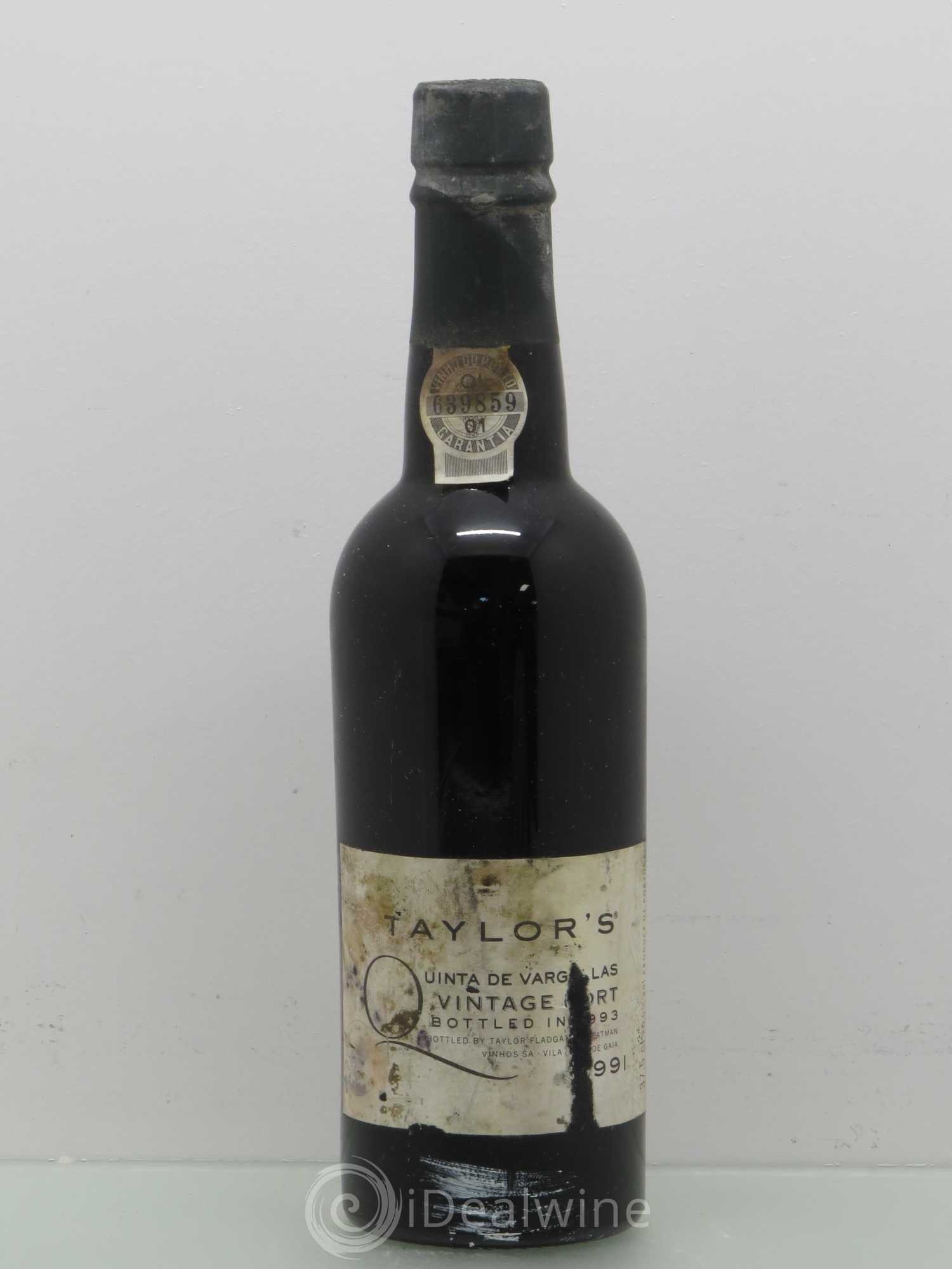 Porto Taylor's Vintage 1991 - Lot de 1 demi bouteille - 0