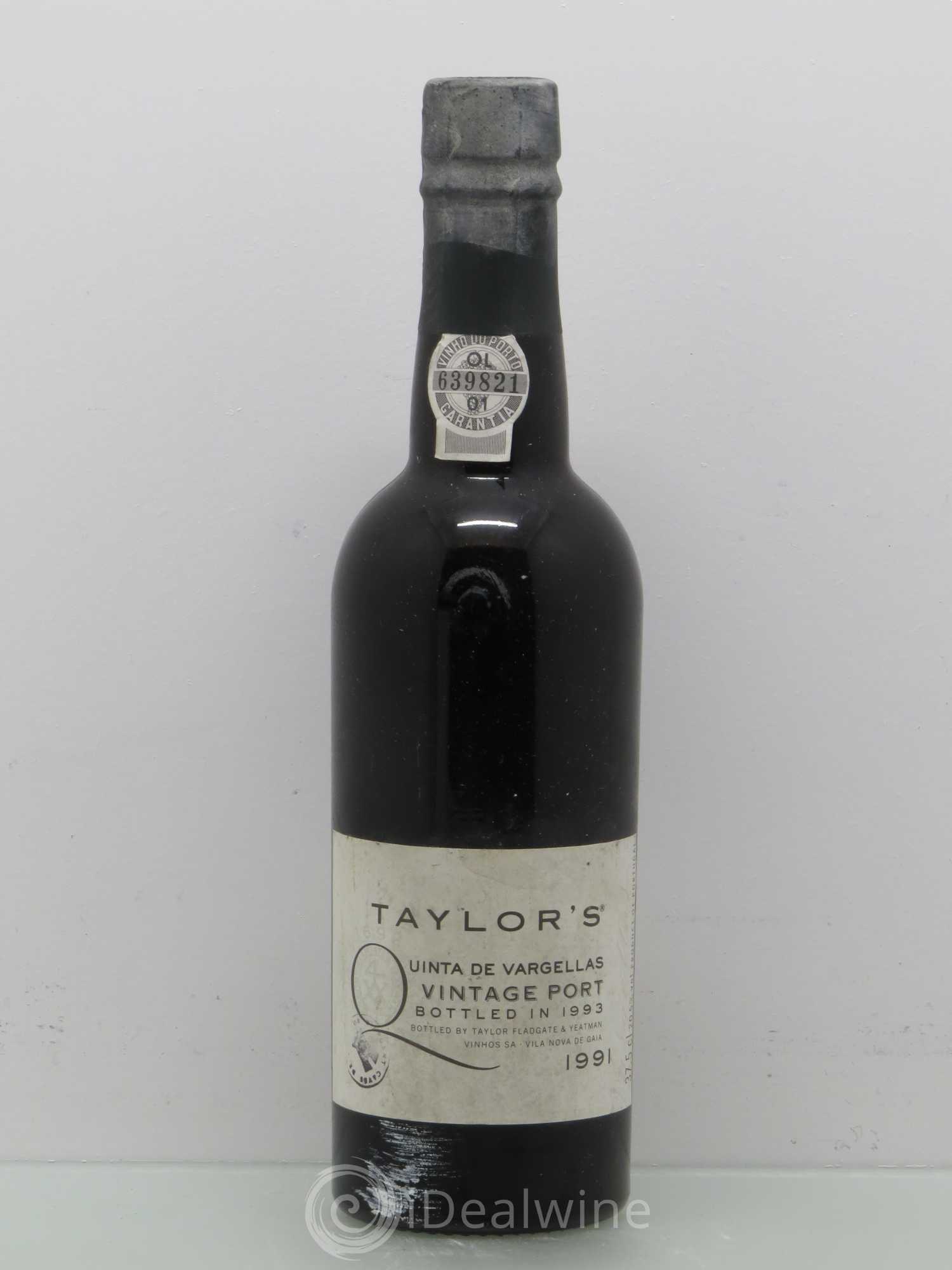 Porto Taylor's Vintage 1991 - Lot de 1 demi bouteille - 0