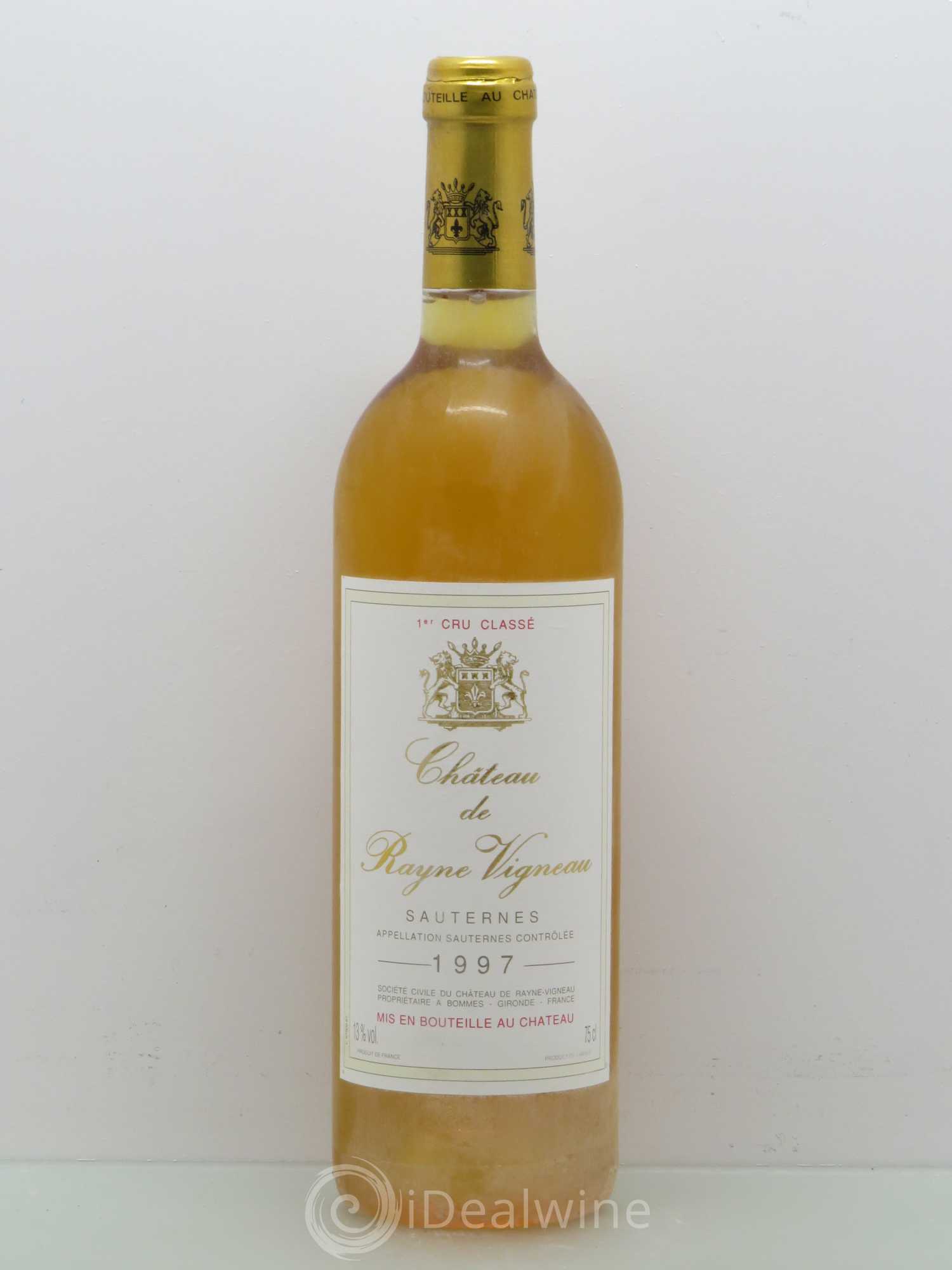 Château de Rayne Vigneau 1er Grand Cru Classé 1997 - Lotto di 1 bottiglia - 0