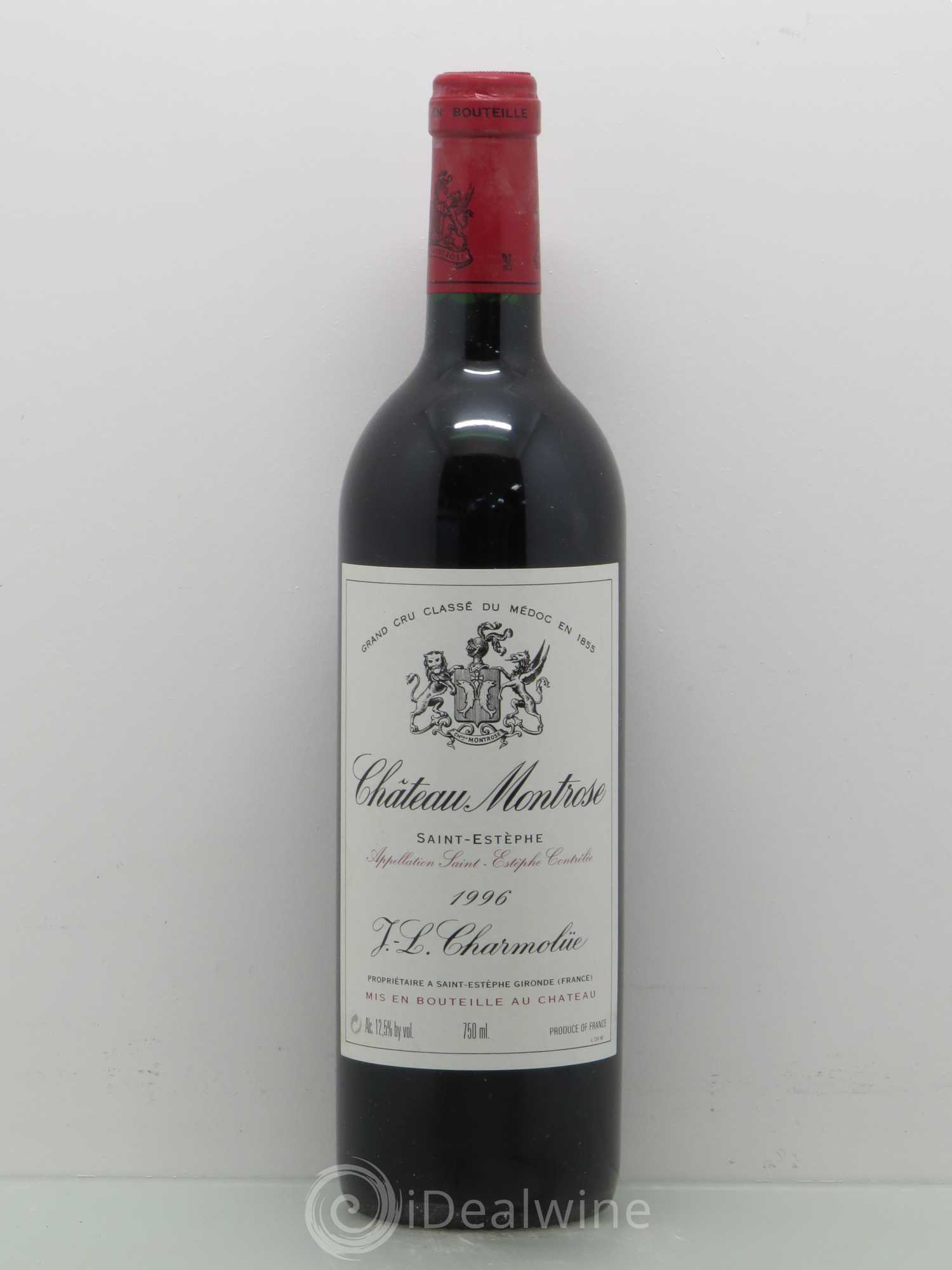 Château Montrose 2ème Grand Cru Classé 1996 - Lot de 1 bouteille - 0