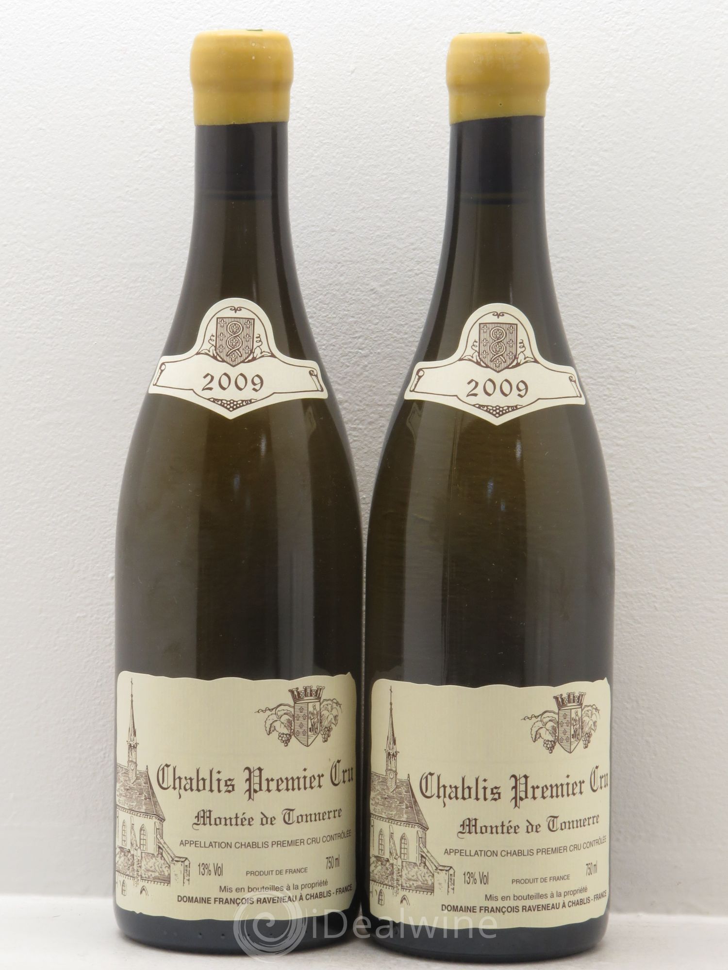 Chablis 1er Cru Montée de Tonnerre Raveneau (Domaine) 2009 - Lot de 2 bouteilles - 0