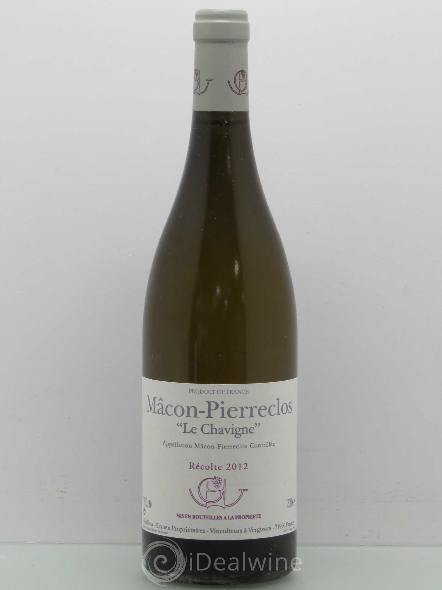 Mâcon-Pierreclos Le Chavigne Guffens-Heynen 2012 - Lot de 1 bouteille - 0