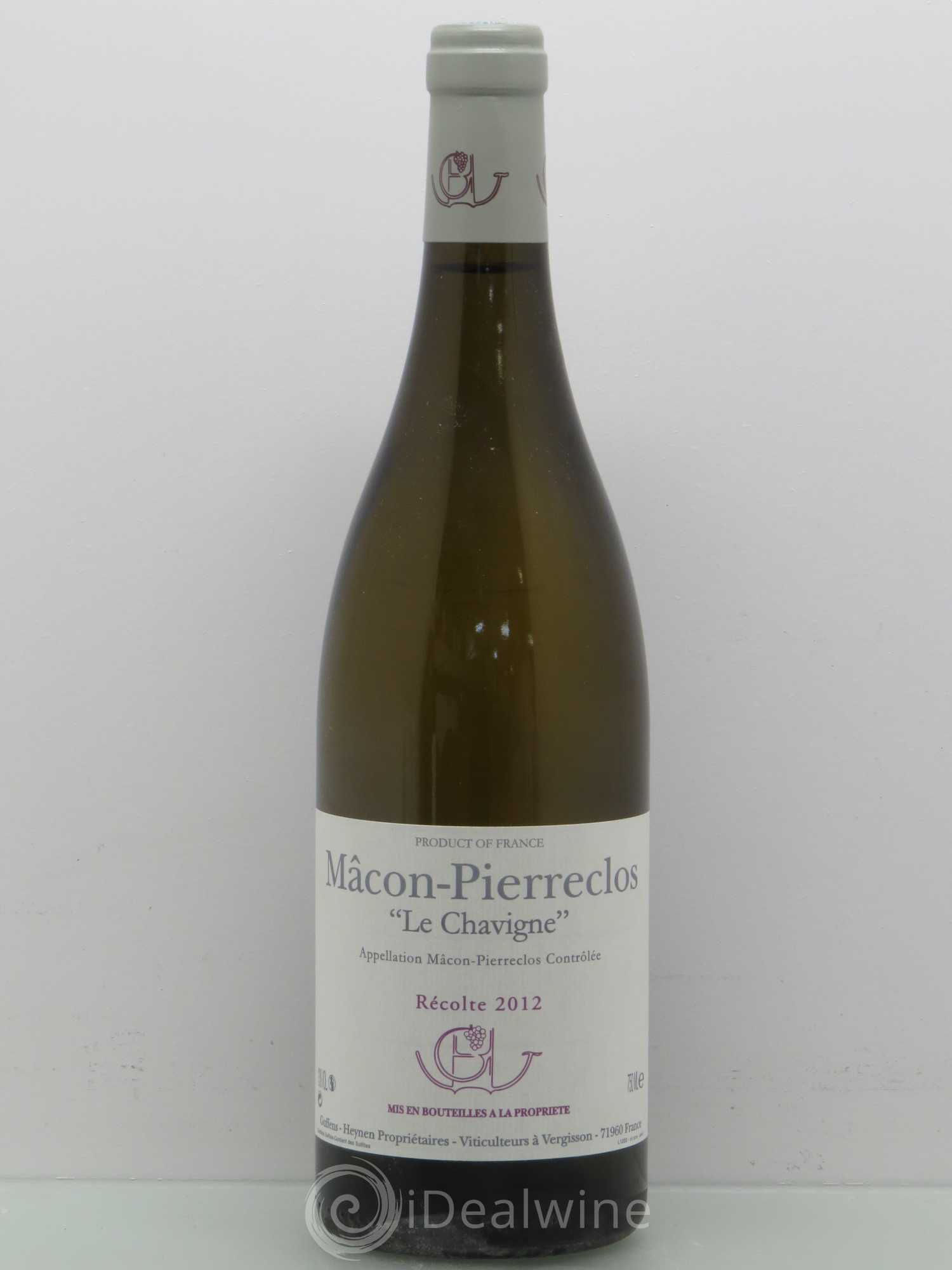 Mâcon-Pierreclos Le Chavigne Guffens-Heynen 2012 - Lot de 1 bouteille - 0