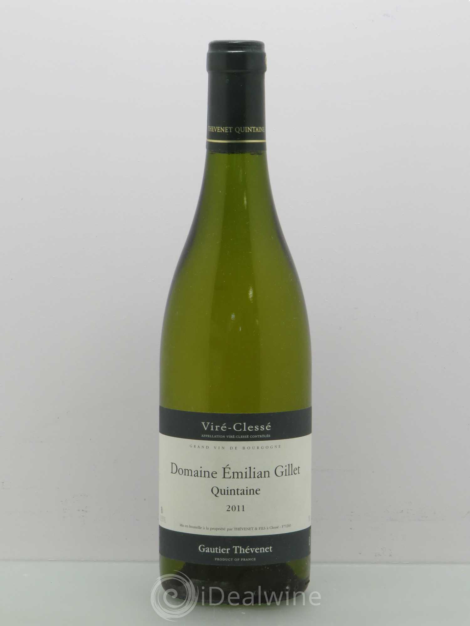 Viré-Clessé Quintaine Emilian Gillet Domaine Jean Thevenet 2011 - Posten von 1 Flasche - 0