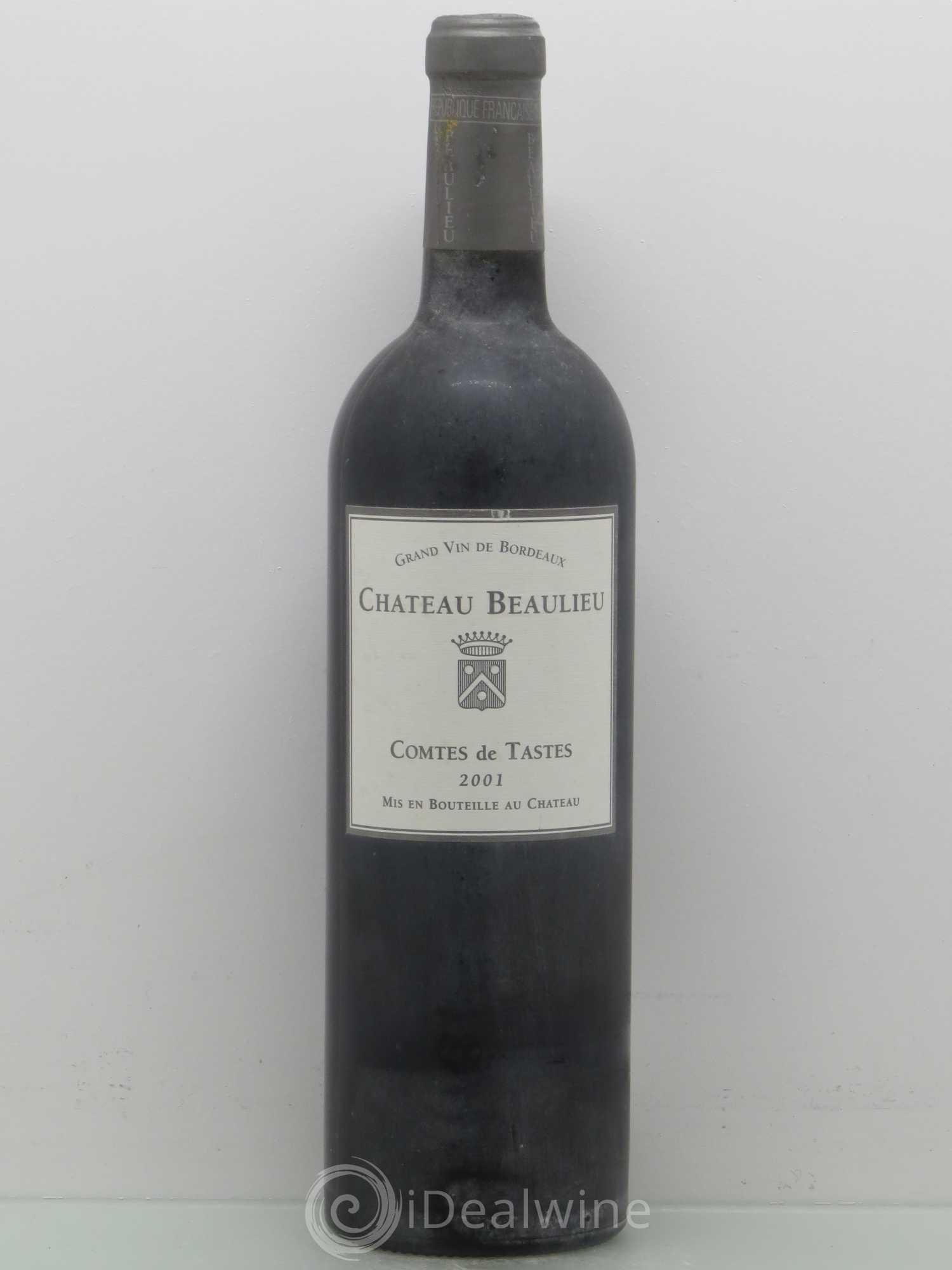 Bordeaux Château Beaulieu Comtes de Tastes 2001 - Posten von 1 Flasche - 0