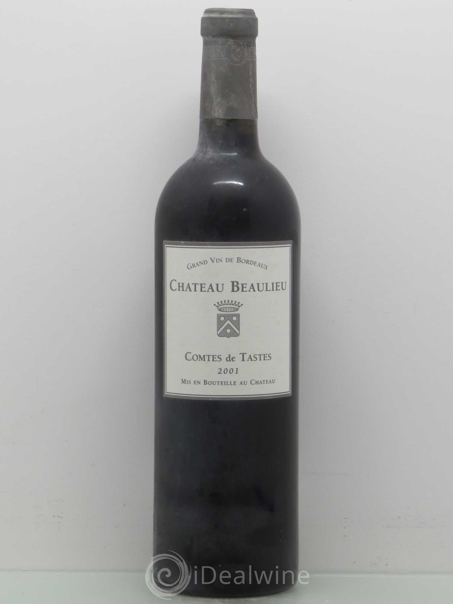 Bordeaux Château Beaulieu Comtes de Tastes 2001 - Posten von 1 Flasche - 0