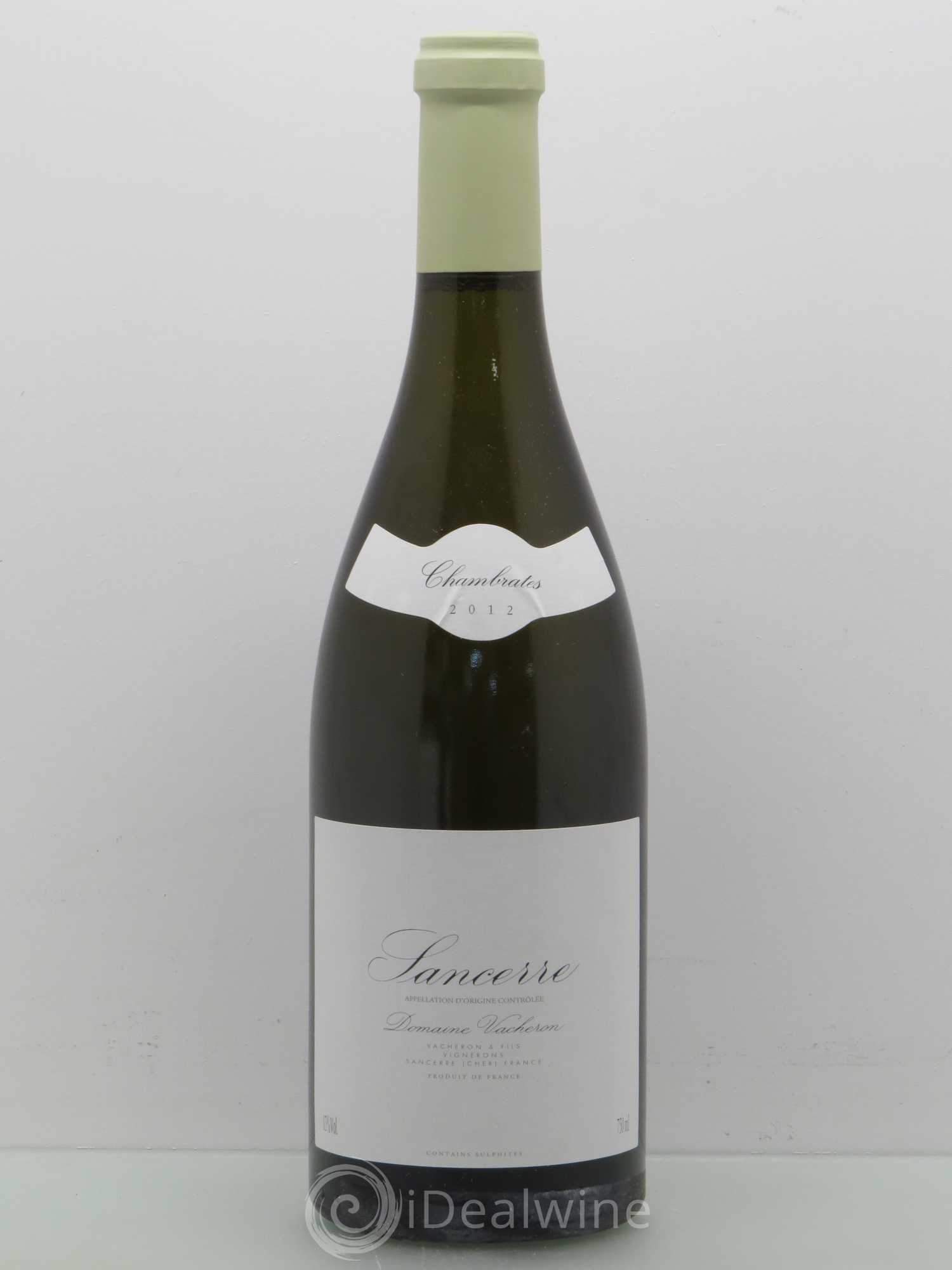Sancerre Chambrates Domaine Vacheron et Fils 2012 - Lot de 1 bouteille - 0