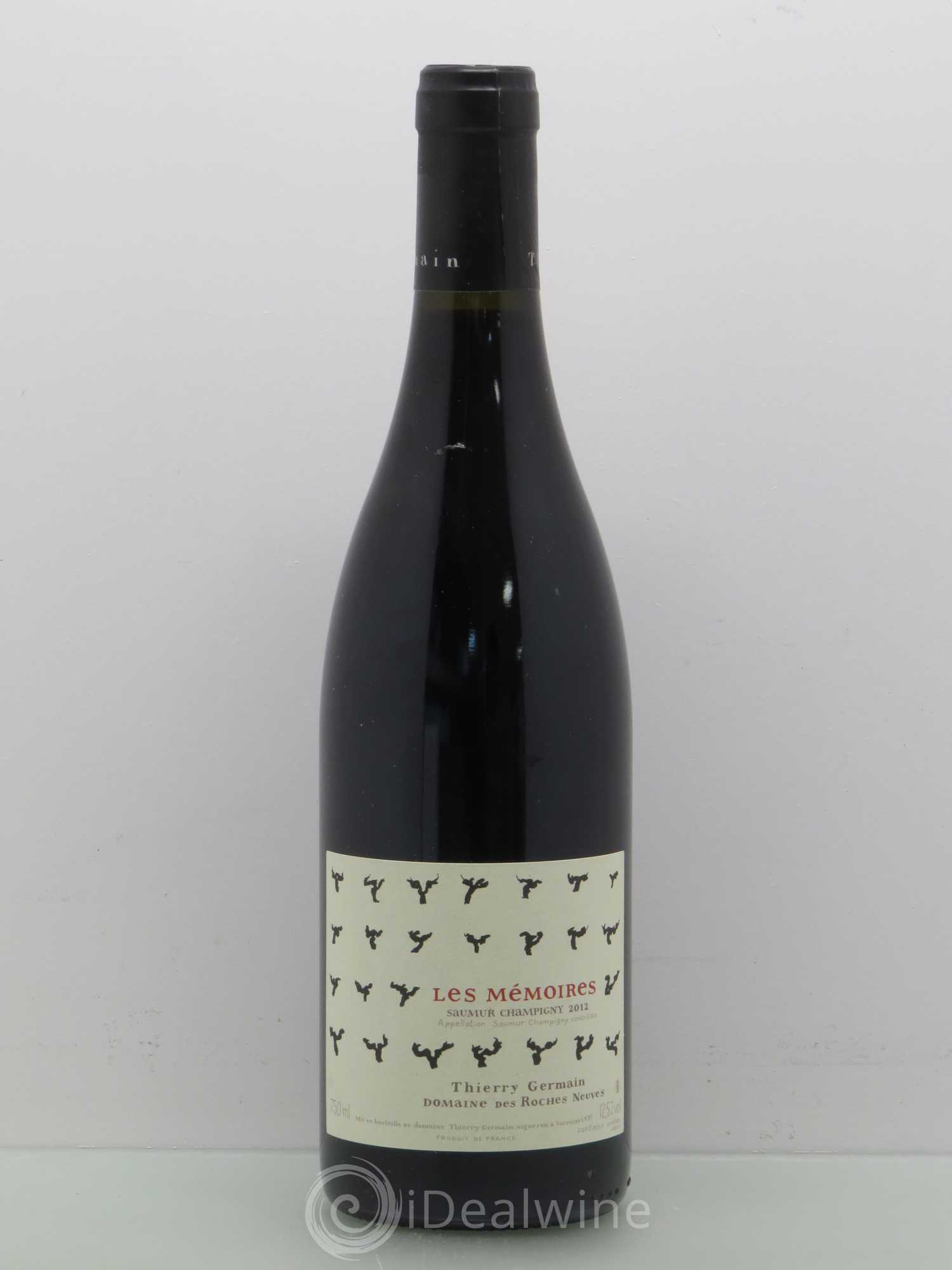Saumur-Champigny Les Mémoires Domaine des Roches Neuves - Thierry Germain 2012 - Lot de 1 bouteille - 0