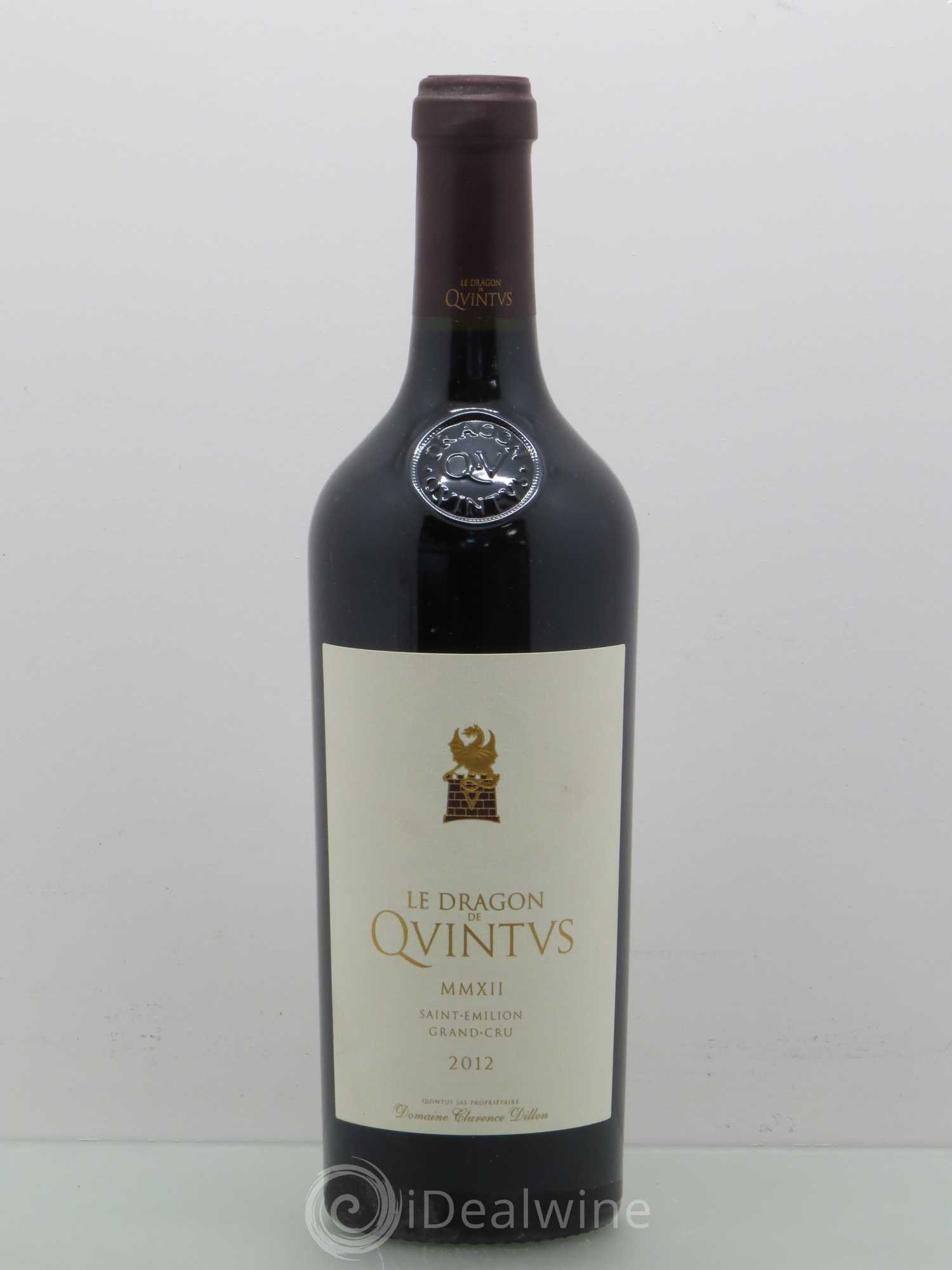 Saint-Émilion Le Dragon de Quintus 2012 - Lot de 1 bouteille - 0