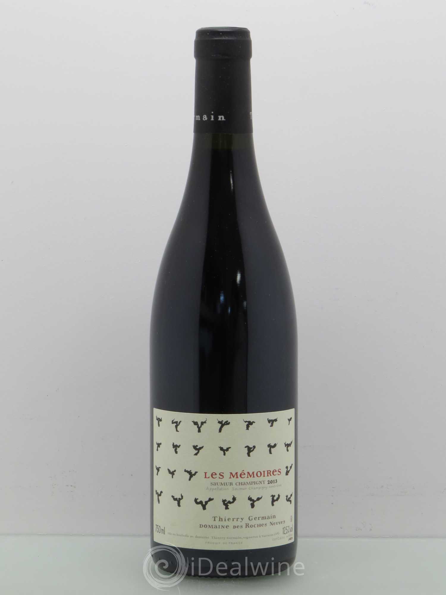 Saumur-Champigny Les Mémoires Domaine des Roches Neuves - Thierry Germain 2013 - Lot de 1 bouteille - 0