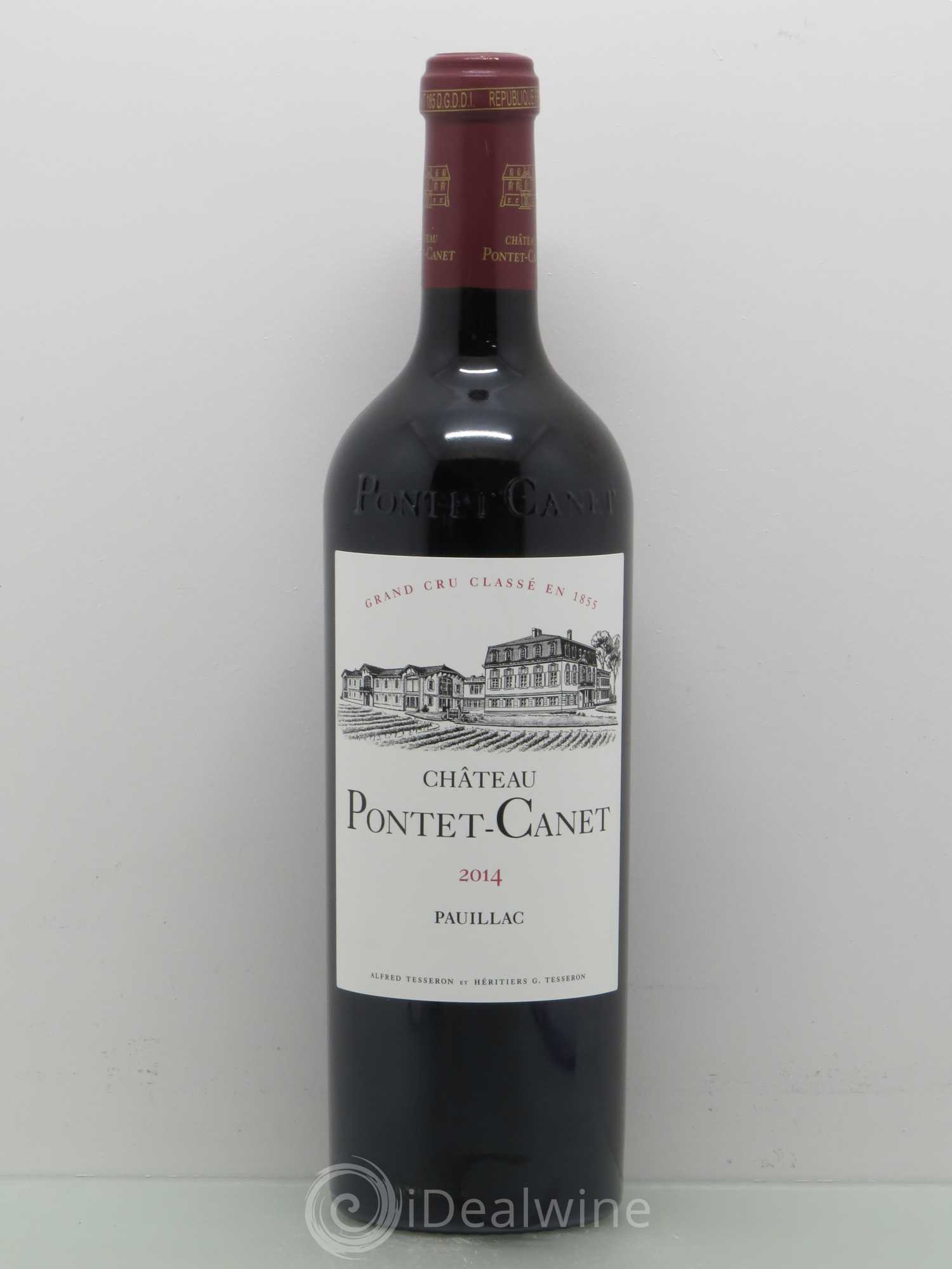 Château Pontet Canet 5ème Grand Cru Classé 2014 - Lot de 1 bouteille - 0