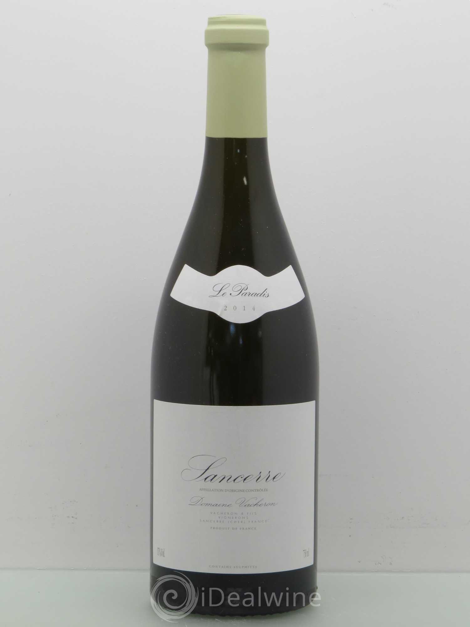 Sancerre Le Paradis Domaine Vacheron et Fils 2014 - Posten von 1 Flasche - 0