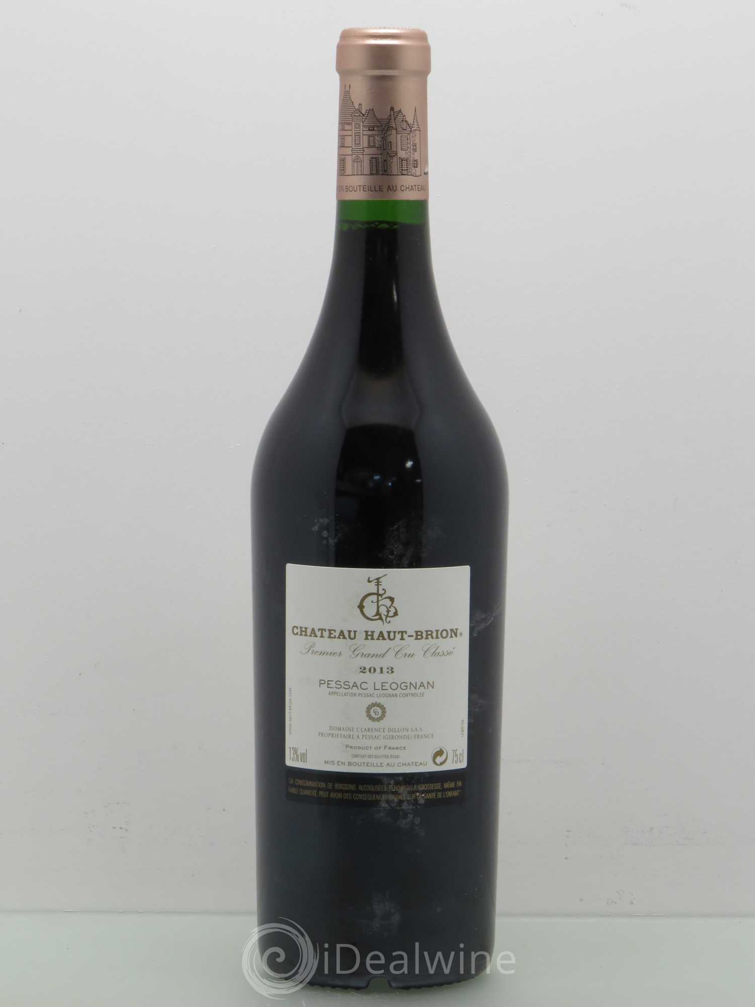 Château Haut Brion 1er Grand Cru Classé 2013 - Lot de 1 bouteille - 1