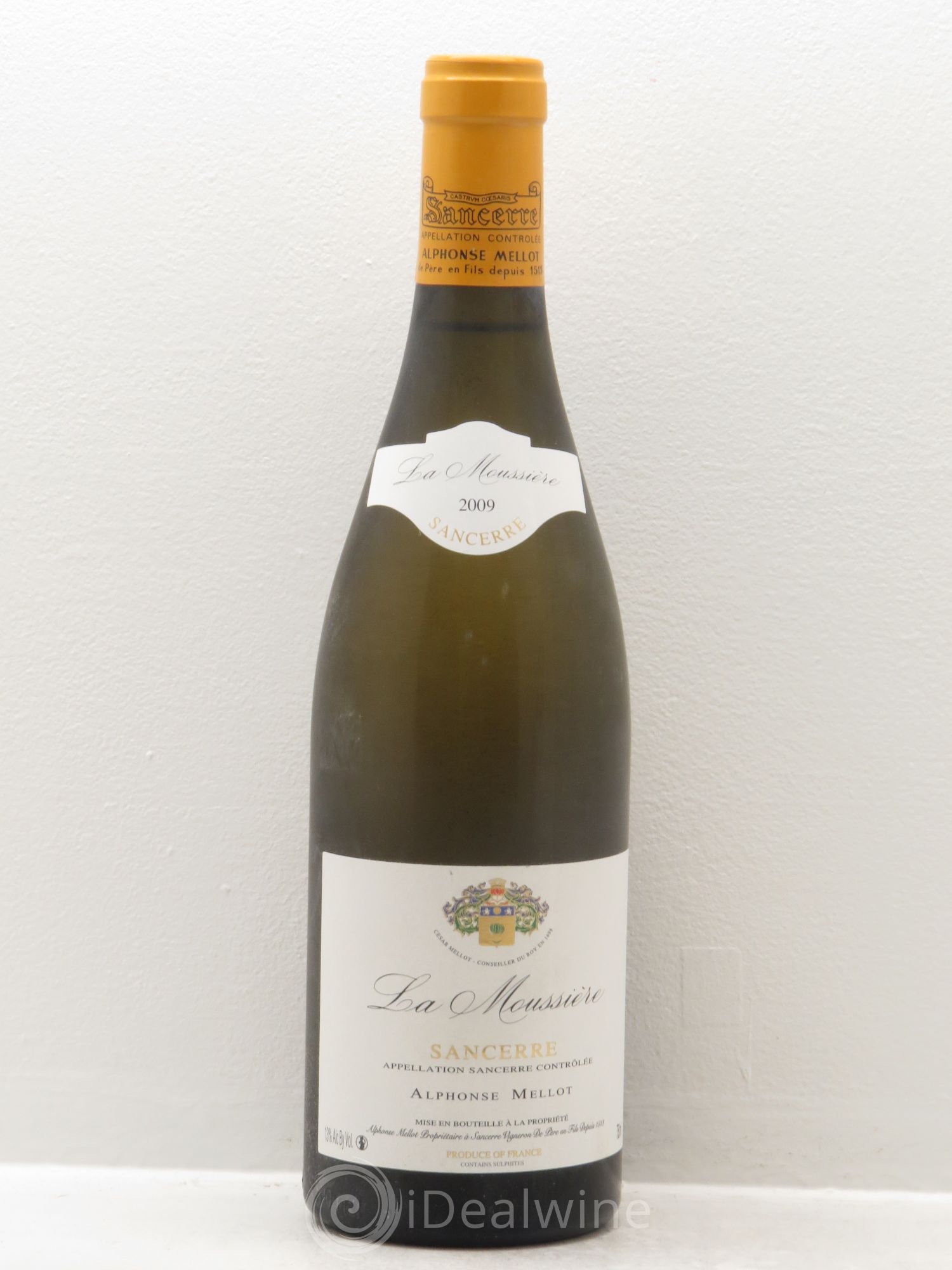 Sancerre La Moussière Alphonse Mellot 2009 - Lot de 1 bouteille - 0