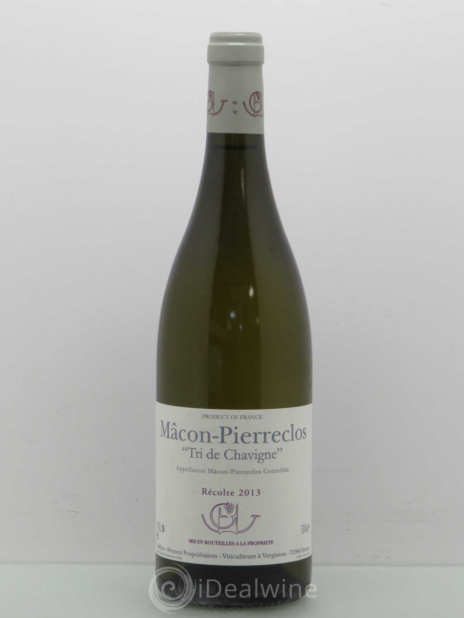 Mâcon-Pierreclos Tri de Chavigne Guffens-Heynen 2013 - Lot de 1 bouteille - 0