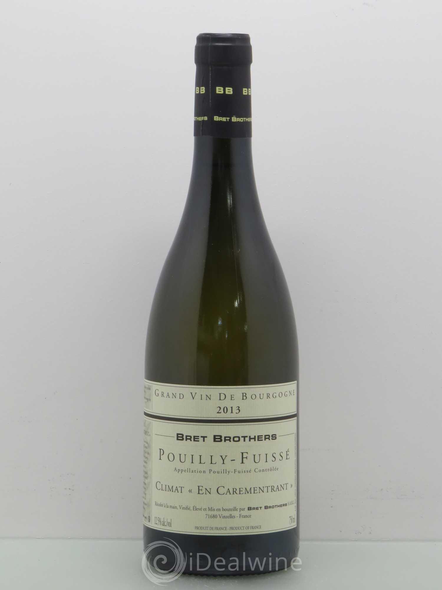 Pouilly-Fuissé En Carementrant Bret Brothers 2013 - Posten von 1 Flasche - 0
