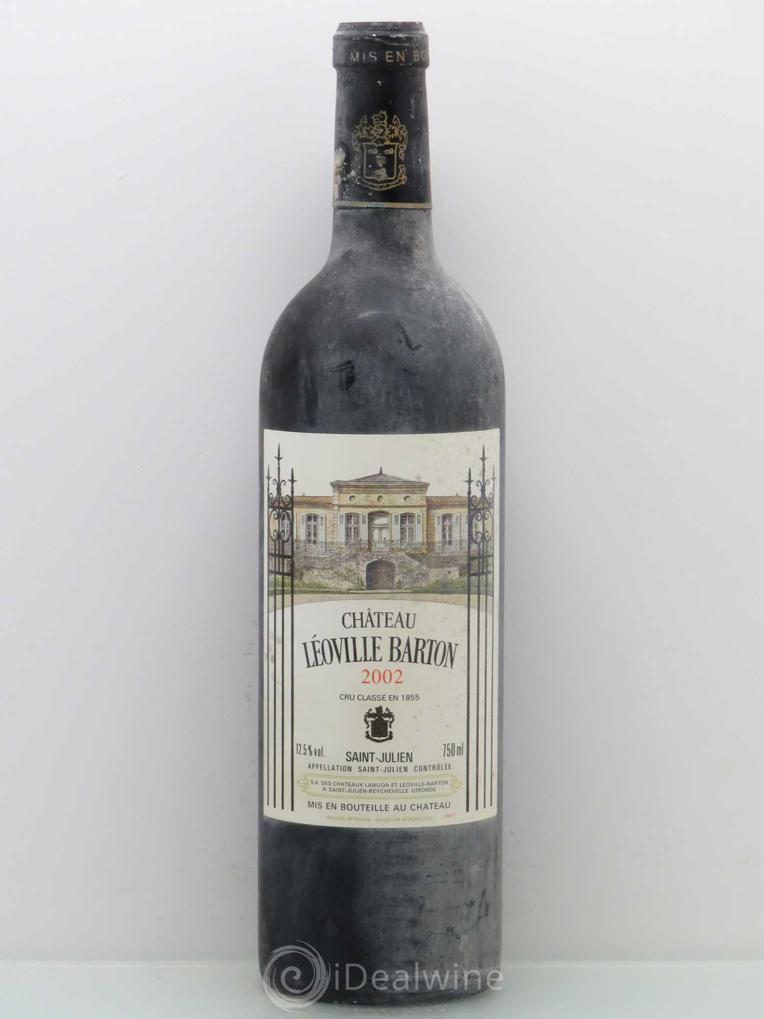 Château Léoville Barton 2ème Grand Cru Classé 2002 - Lot de 1 bouteille - 0