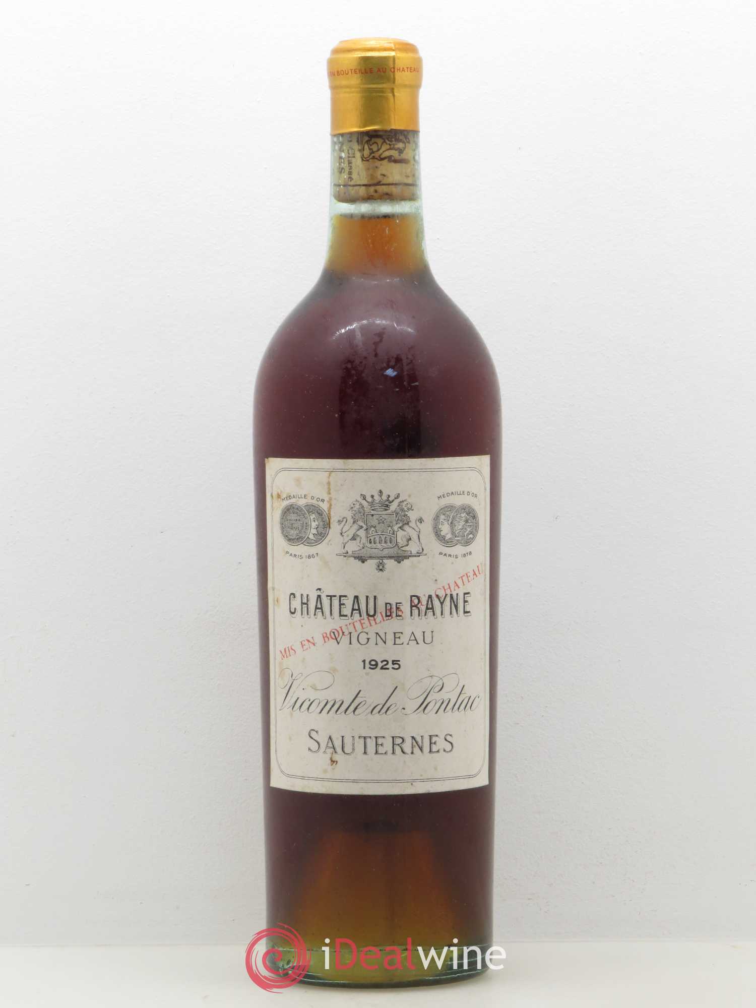 Château de Rayne Vigneau 1er Grand Cru Classé 1925 - Lotto di 1 bottiglia - 0