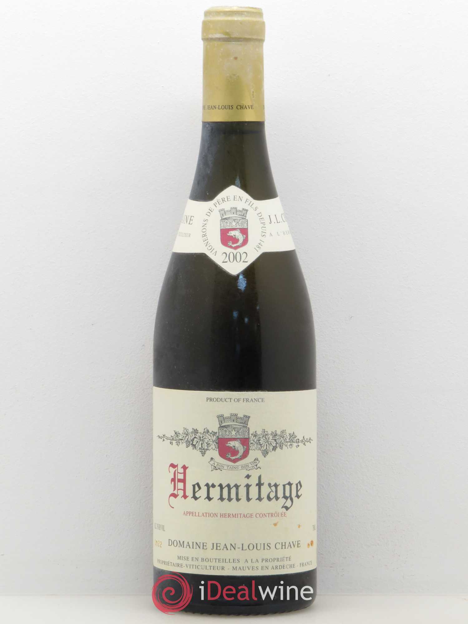 Hermitage Jean-Louis Chave 2002 - Lot de 1 bouteille - 0