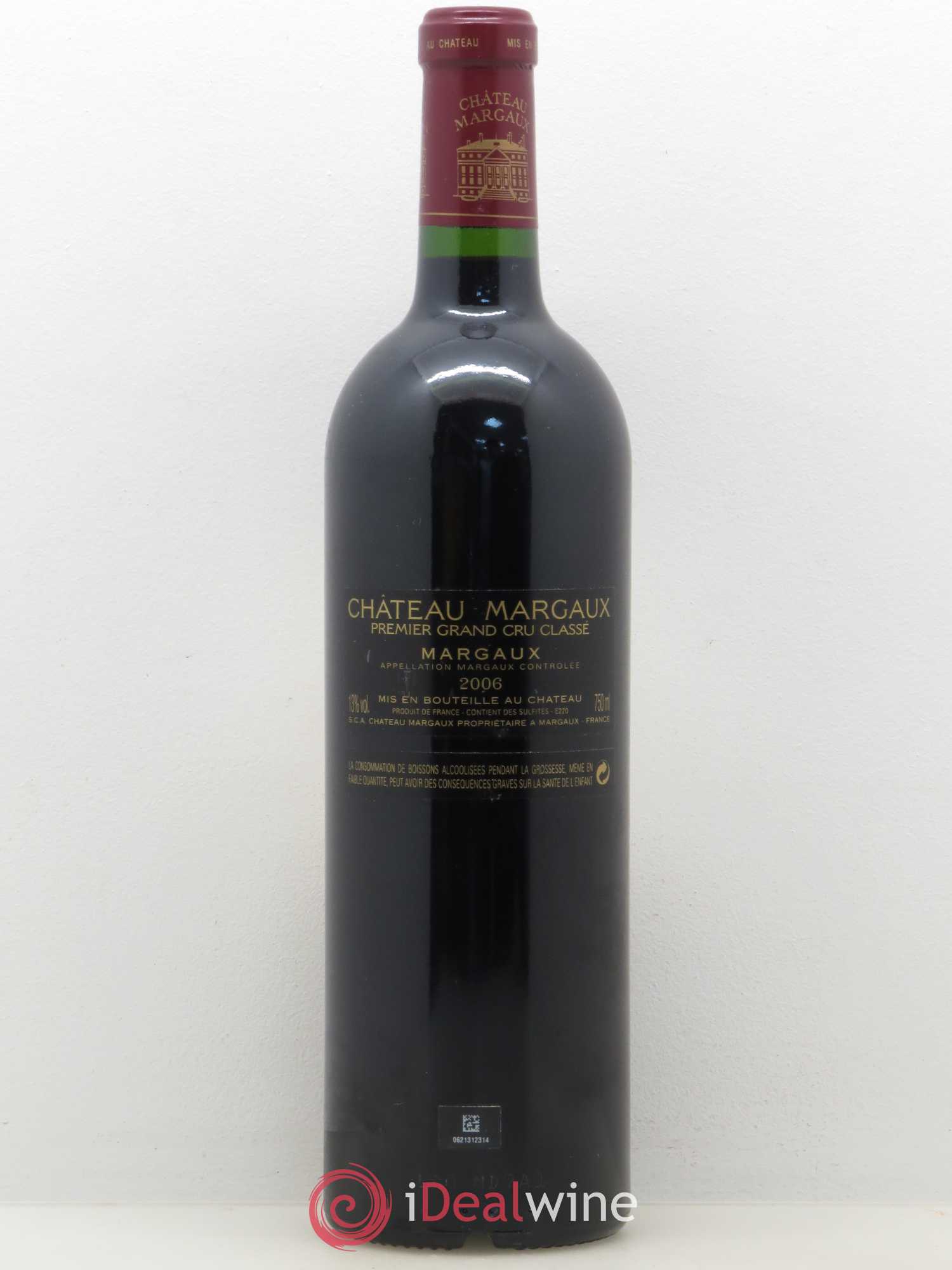 Château Margaux 1er Grand Cru Classé 2006 - Lot de 1 bouteille - 1