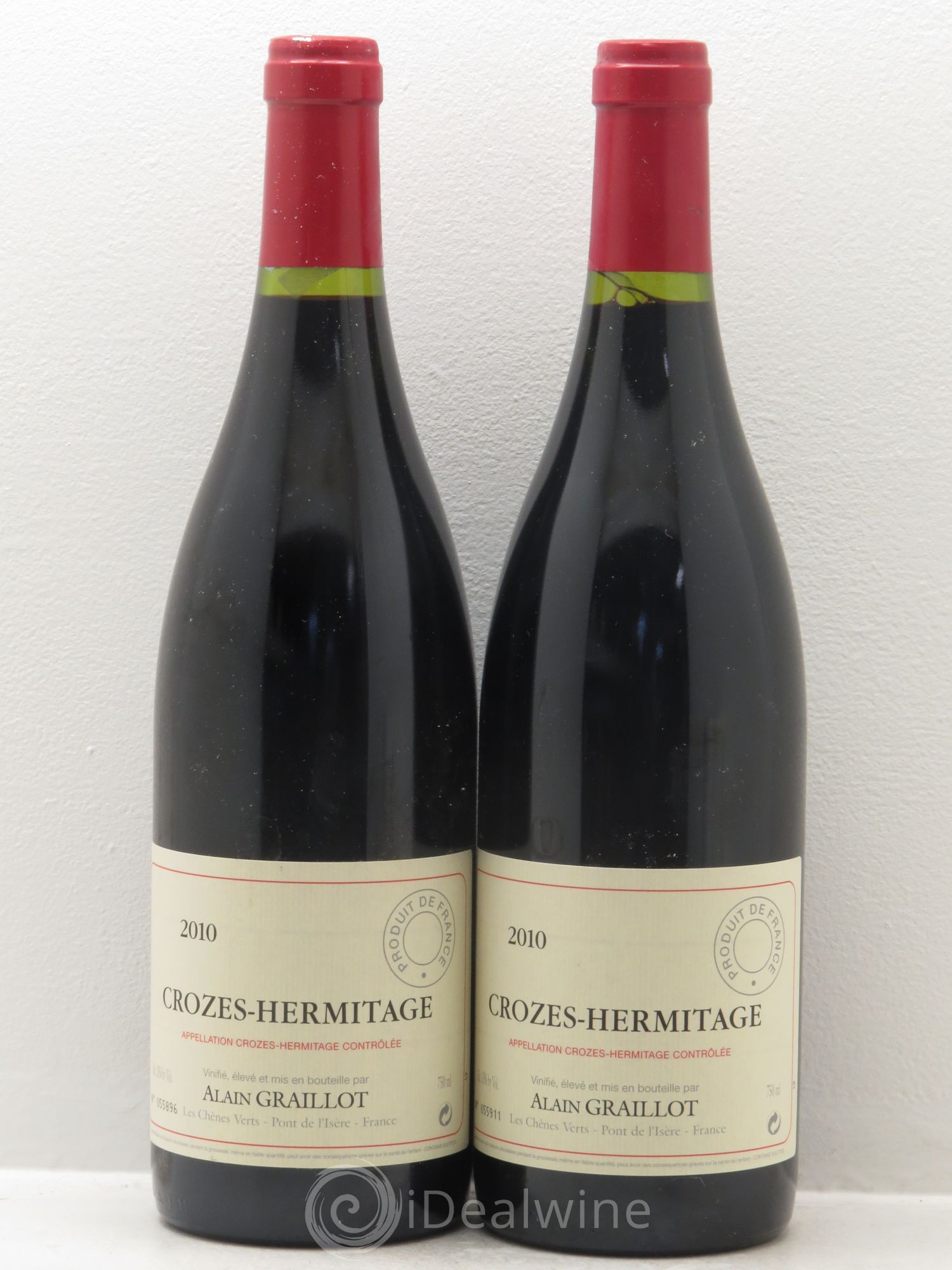 Crozes-Hermitage Domaine Graillot 2010 - Lot de 2 bouteilles - 0