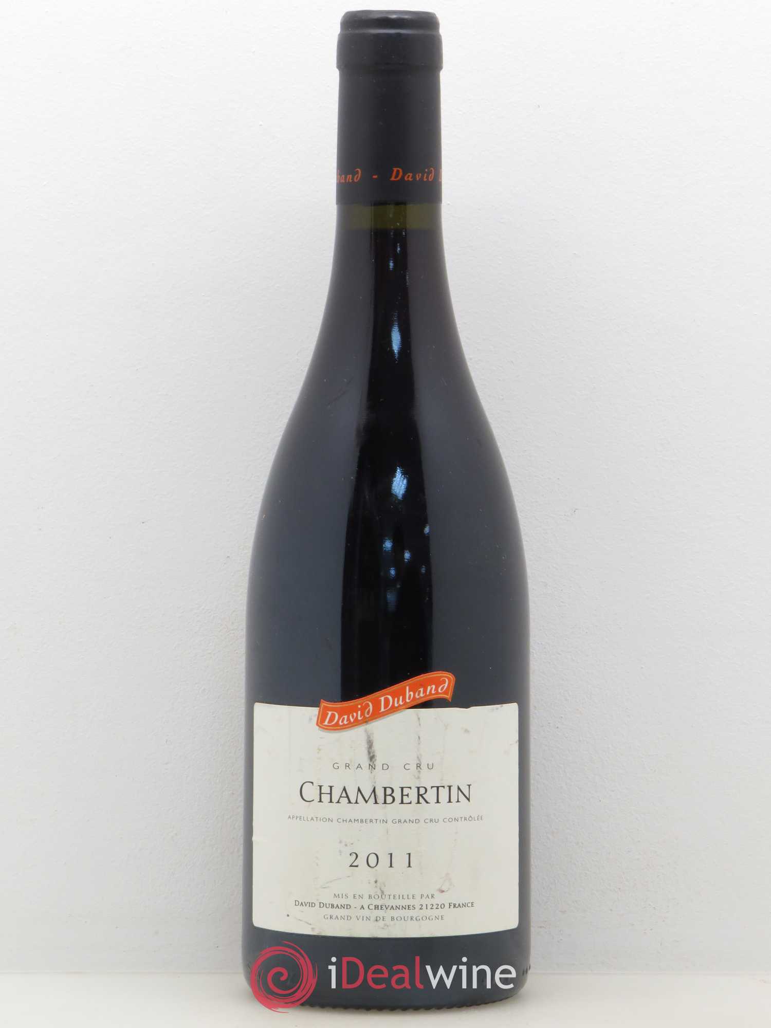 Chambertin Grand Cru David Duband (Domaine) 2011 - Lot de 1 bouteille - 0