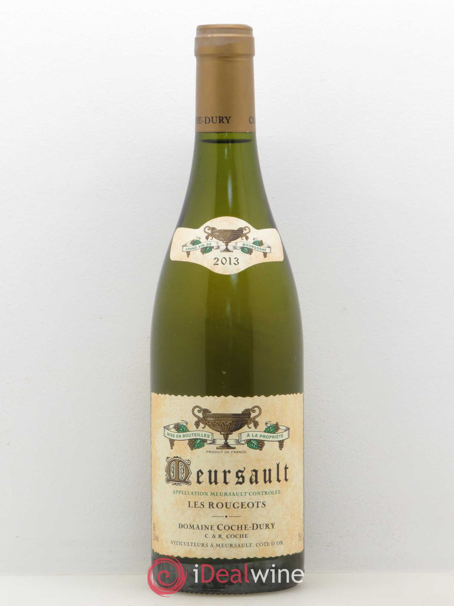 Meursault Les Rougeots Coche Dury (Domaine) 2013 - Lot de 1 bouteille - 0