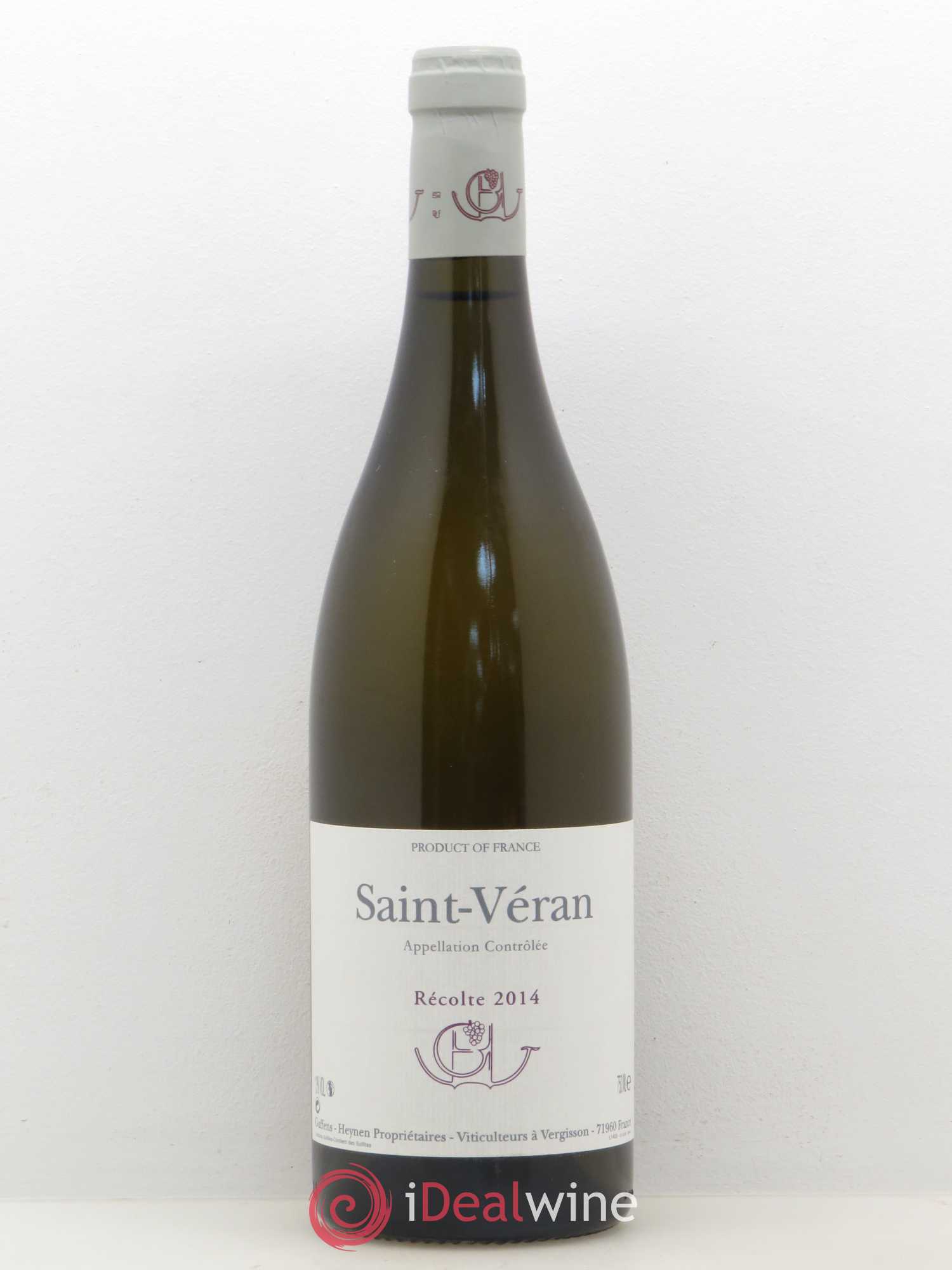 Saint-Véran Guffens-Heynen 2014 - Lot de 1 bouteille - 0