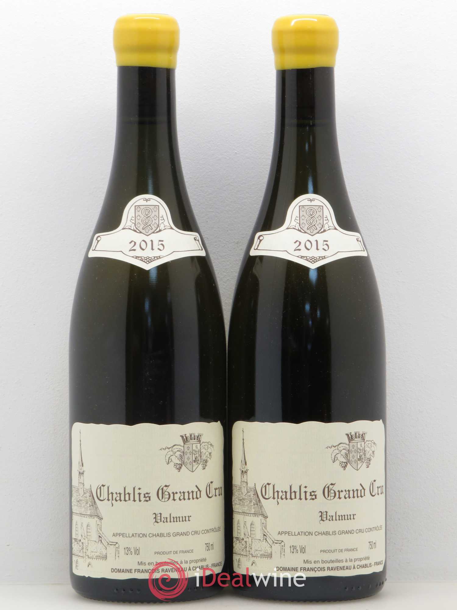 Chablis Grand Cru Valmur Raveneau (Domaine) 2015 - Lot de 2 bouteilles - 0