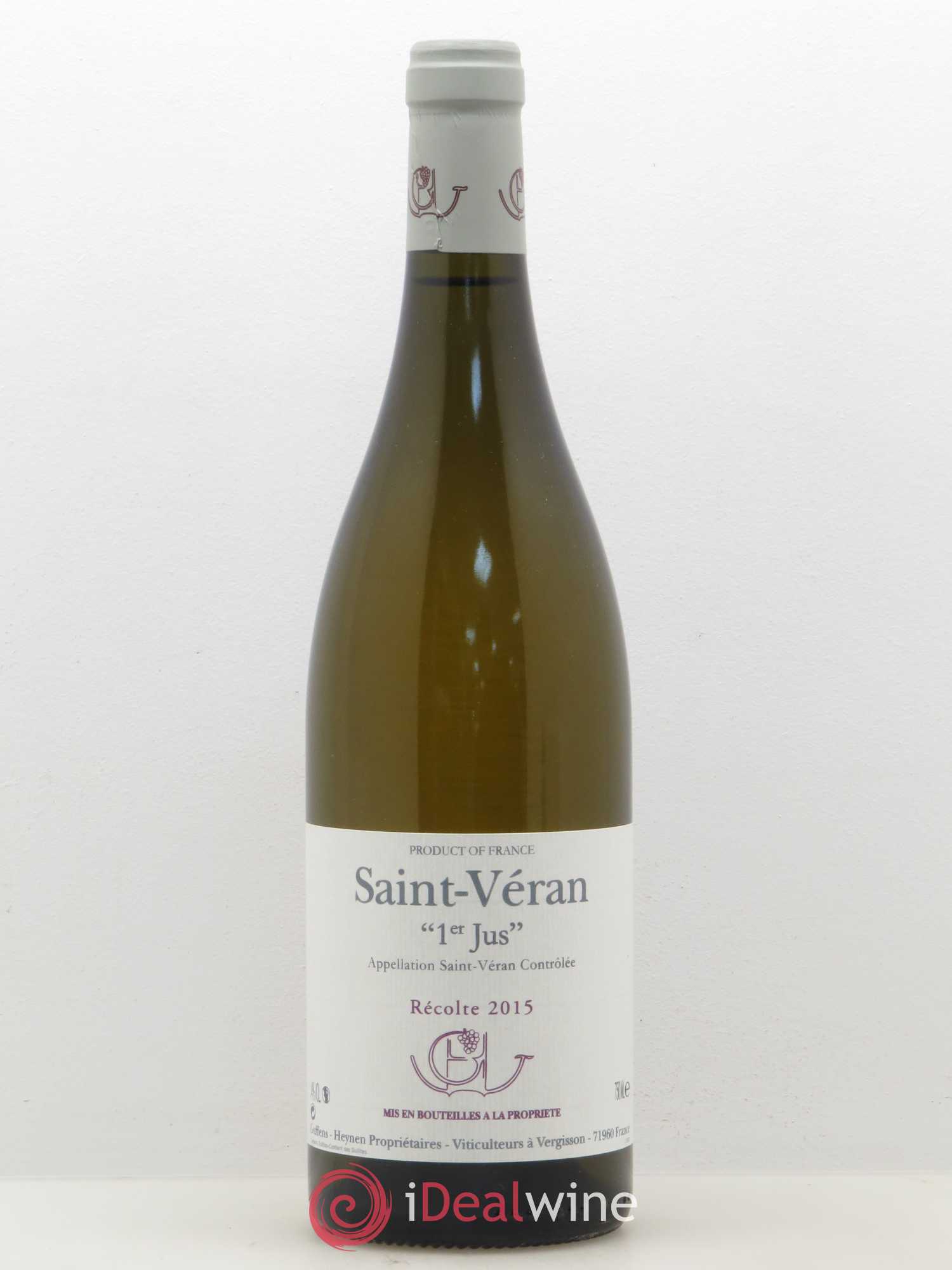 Saint-Véran 1er Jus Guffens-Heynen 2015 - Lot de 1 bouteille - 0