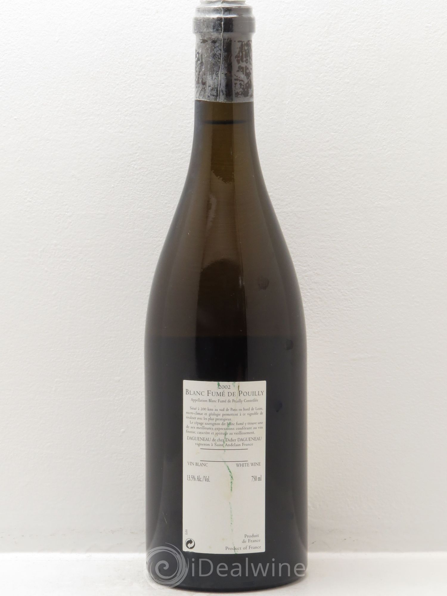Pouilly-Fumé En Chailloux Dagueneau 2000 - Lot de 1 bouteille - 1