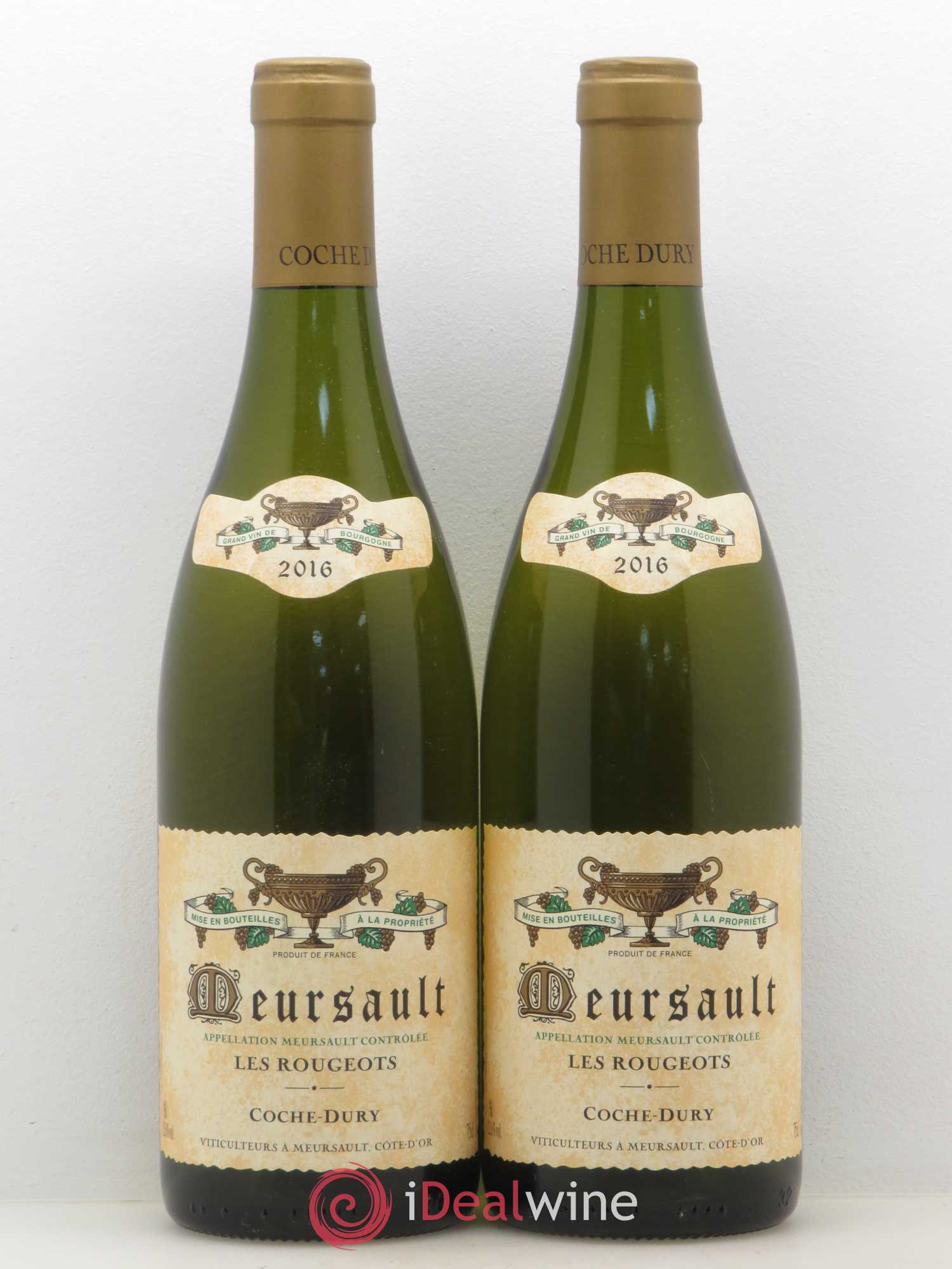 Meursault Les Rougeots Coche Dury (Domaine) 2016 - Lot de 2 bouteilles - 0